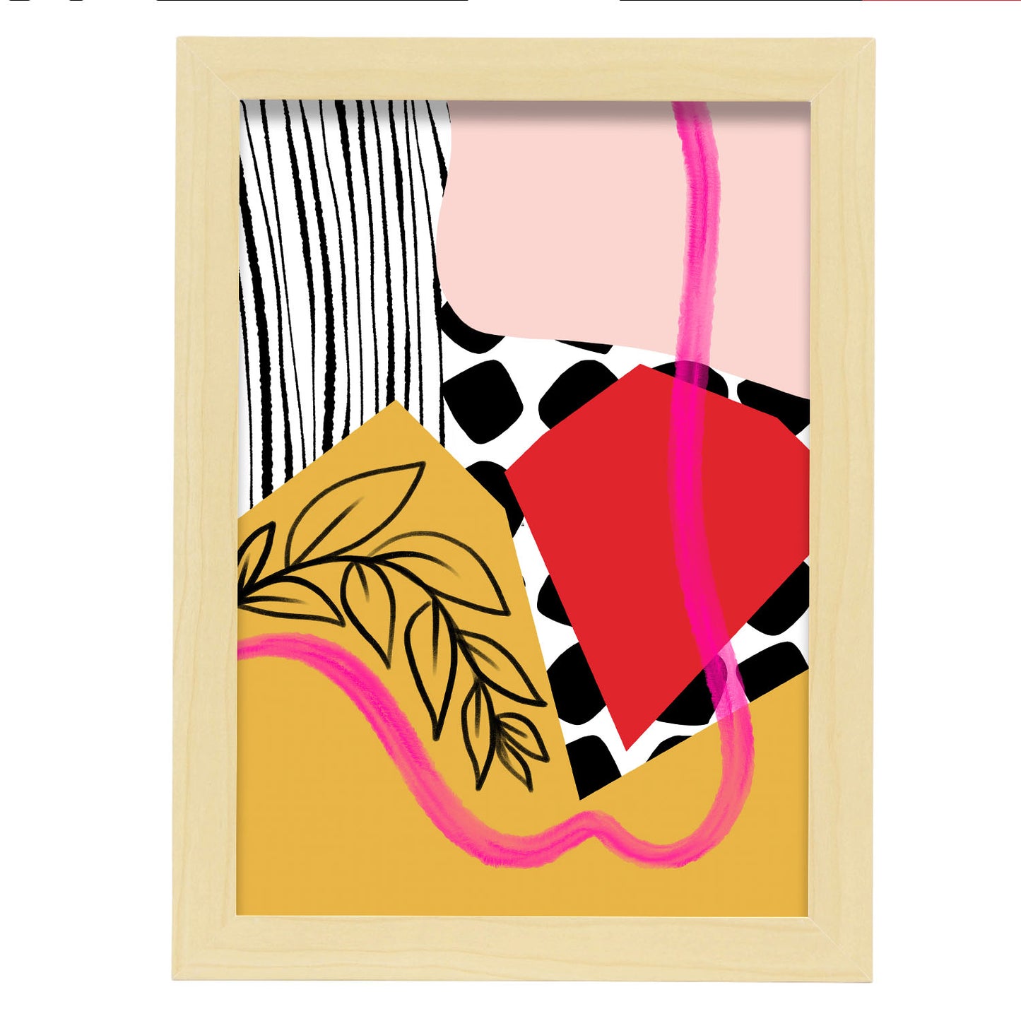 Nacnic Lámina Abstracta Chic Colección de Colores