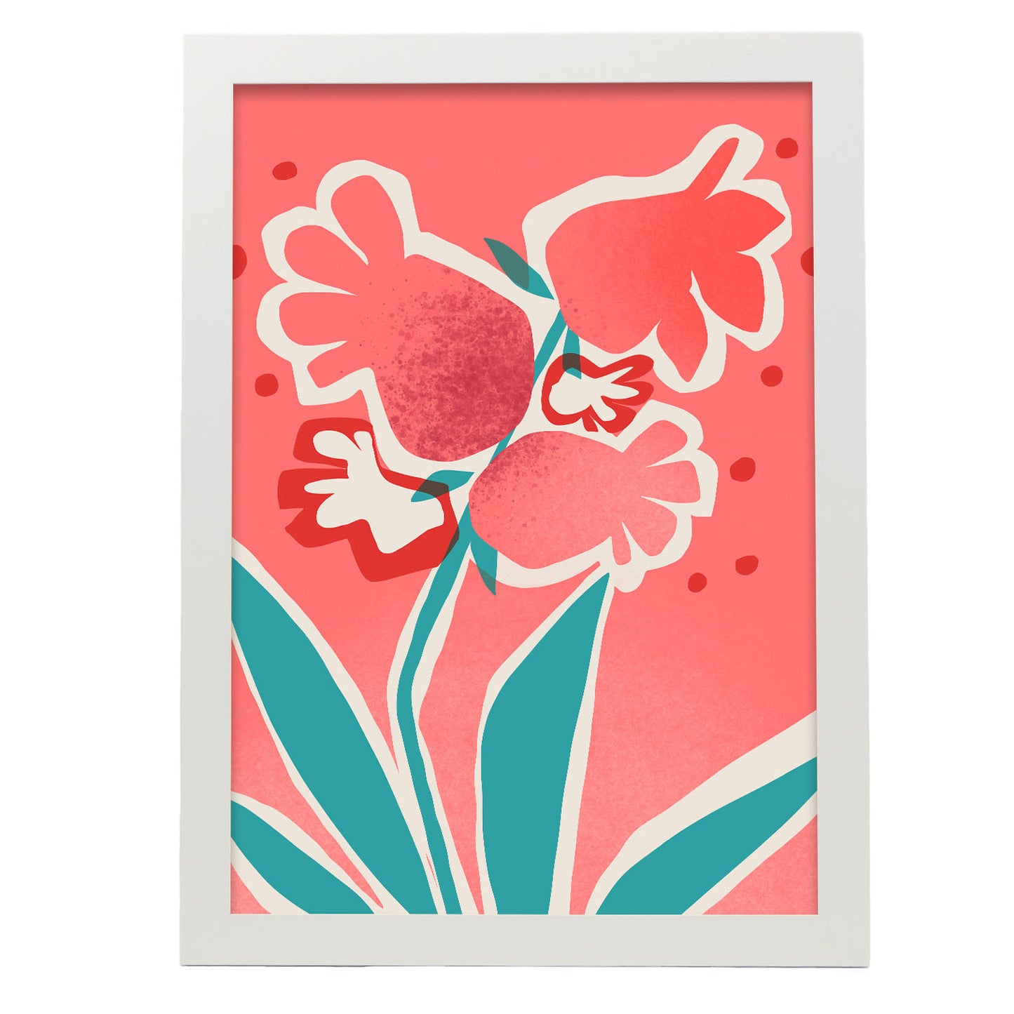 Lámina Nacnic de Arte de Loto en Flores Surtidas
