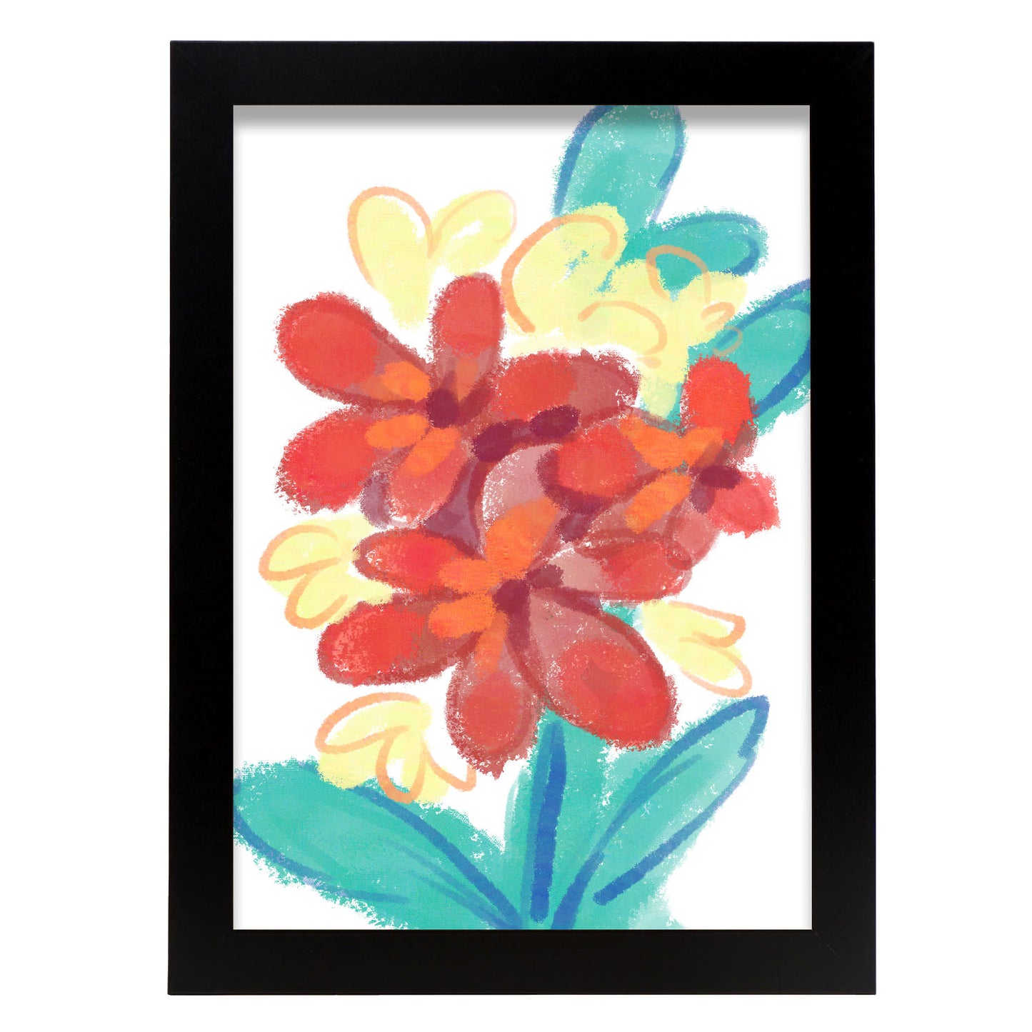 Nacnic Lámina de Arte de Dahlia en Flores Surtidas