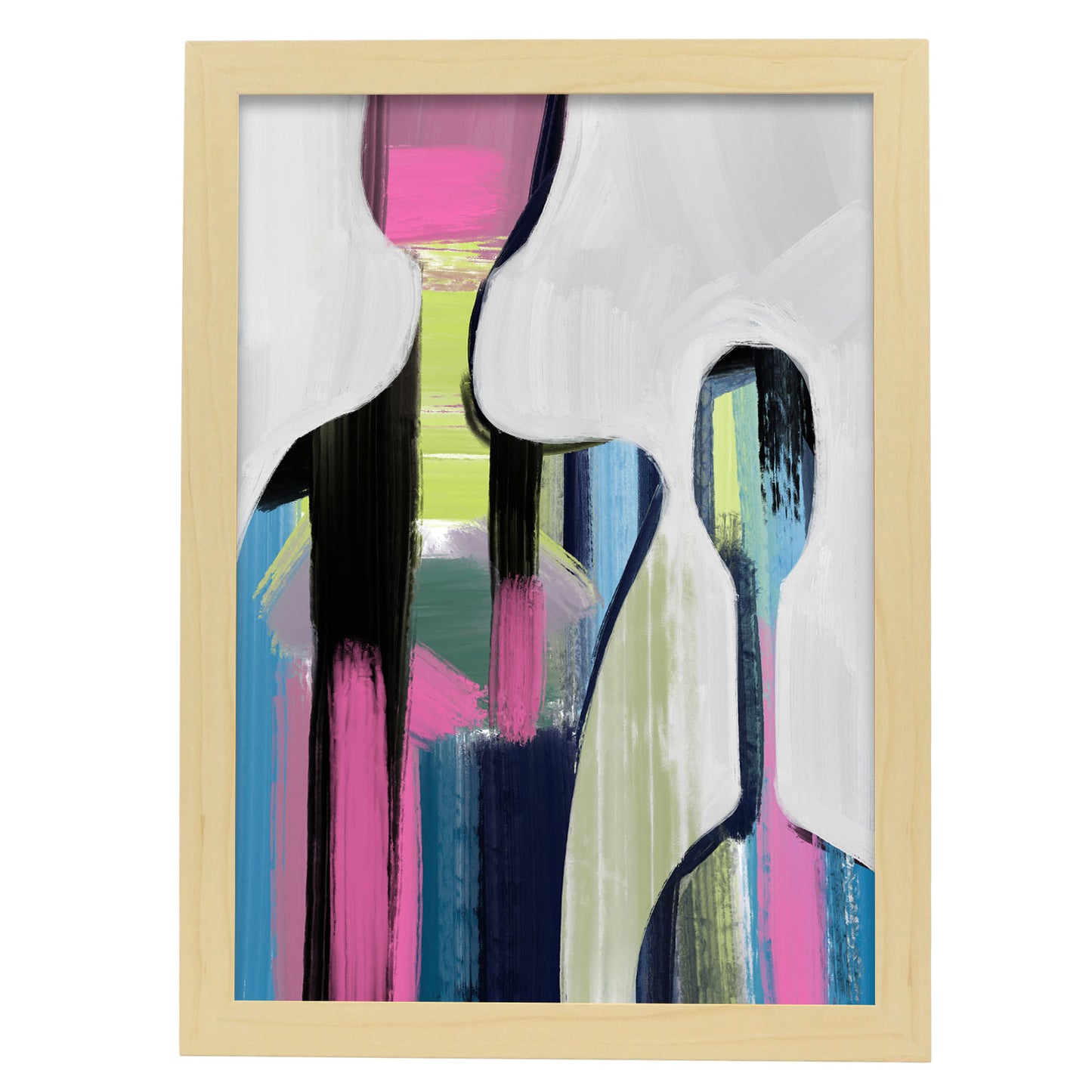 Lamina Abstracta de Diseño Humano Nacnic