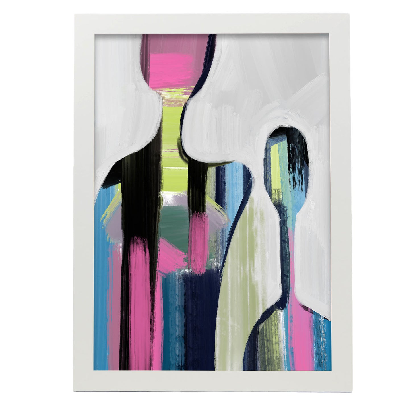 Lamina Abstracta de Diseño Humano Nacnic