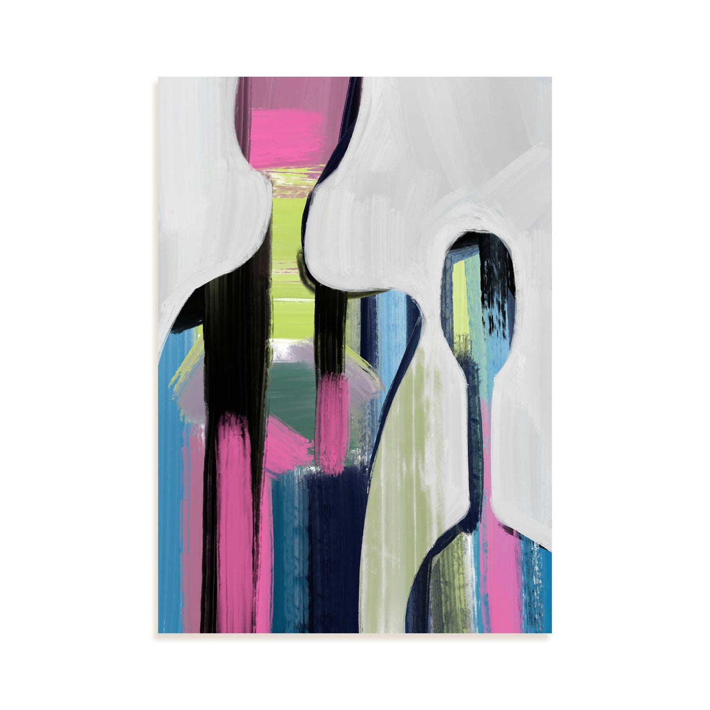 Lamina Abstracta de Diseño Humano Nacnic