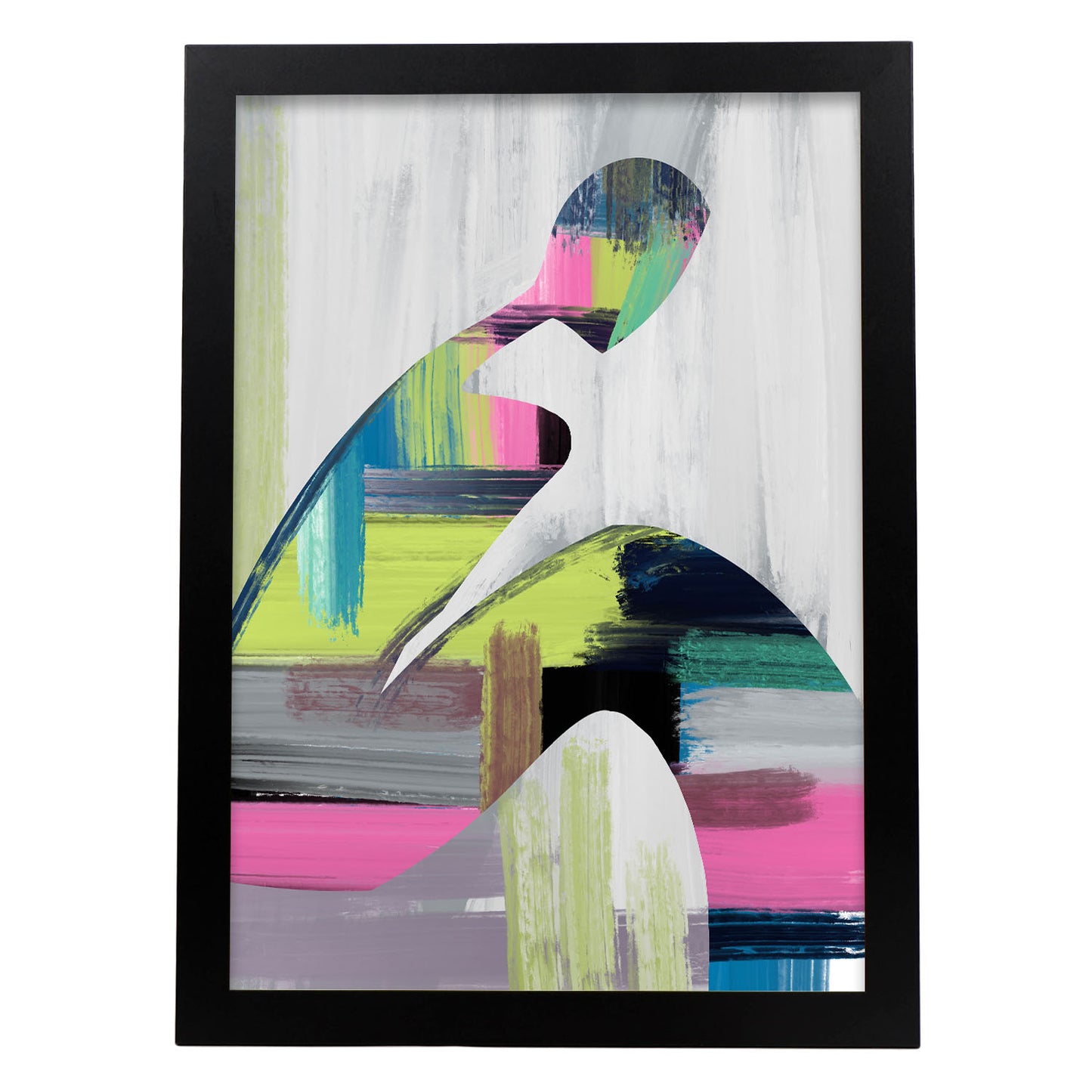 Lámina de Diseño Fino Humano en Abstracto Nacnic