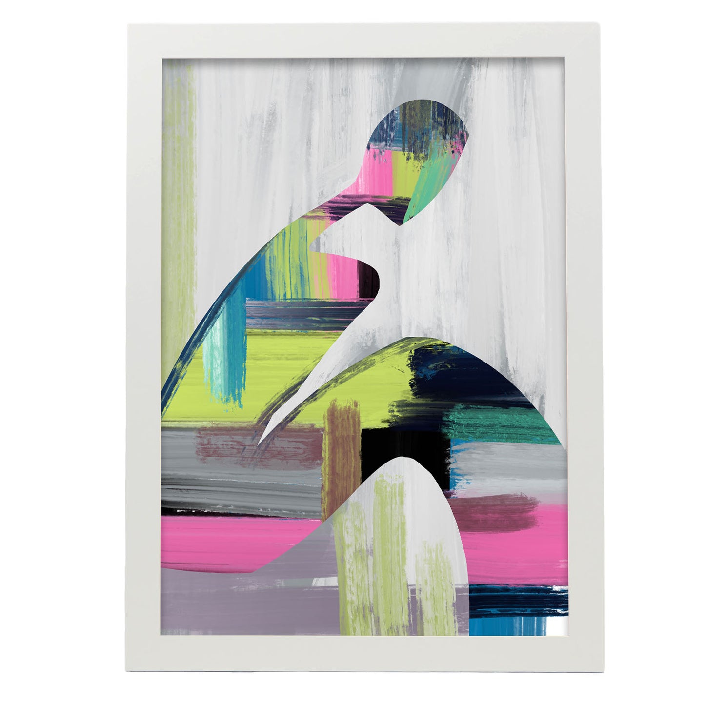Lámina de Diseño Fino Humano en Abstracto Nacnic