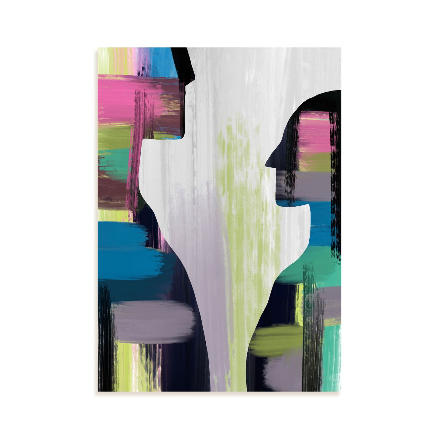 Lamina Abstracta de Diseño Humano Nacnic
