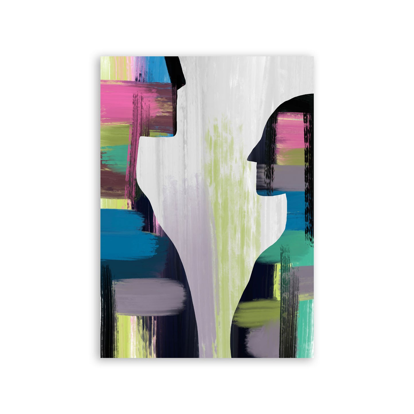 Lamina Abstracta de Diseño Humano Nacnic