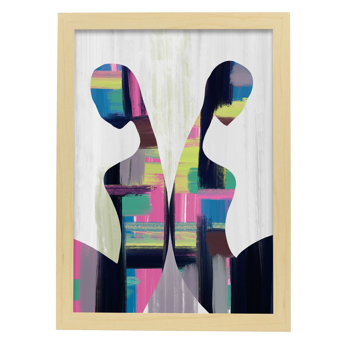 Lámina Abstracta Poética Humana Nacnic