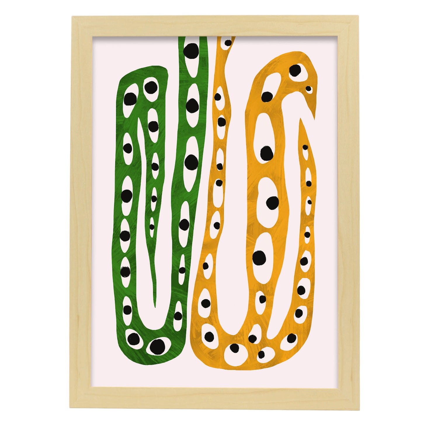 Lamina Nacnic Diseño de Serpiente de Busto en Abstracto