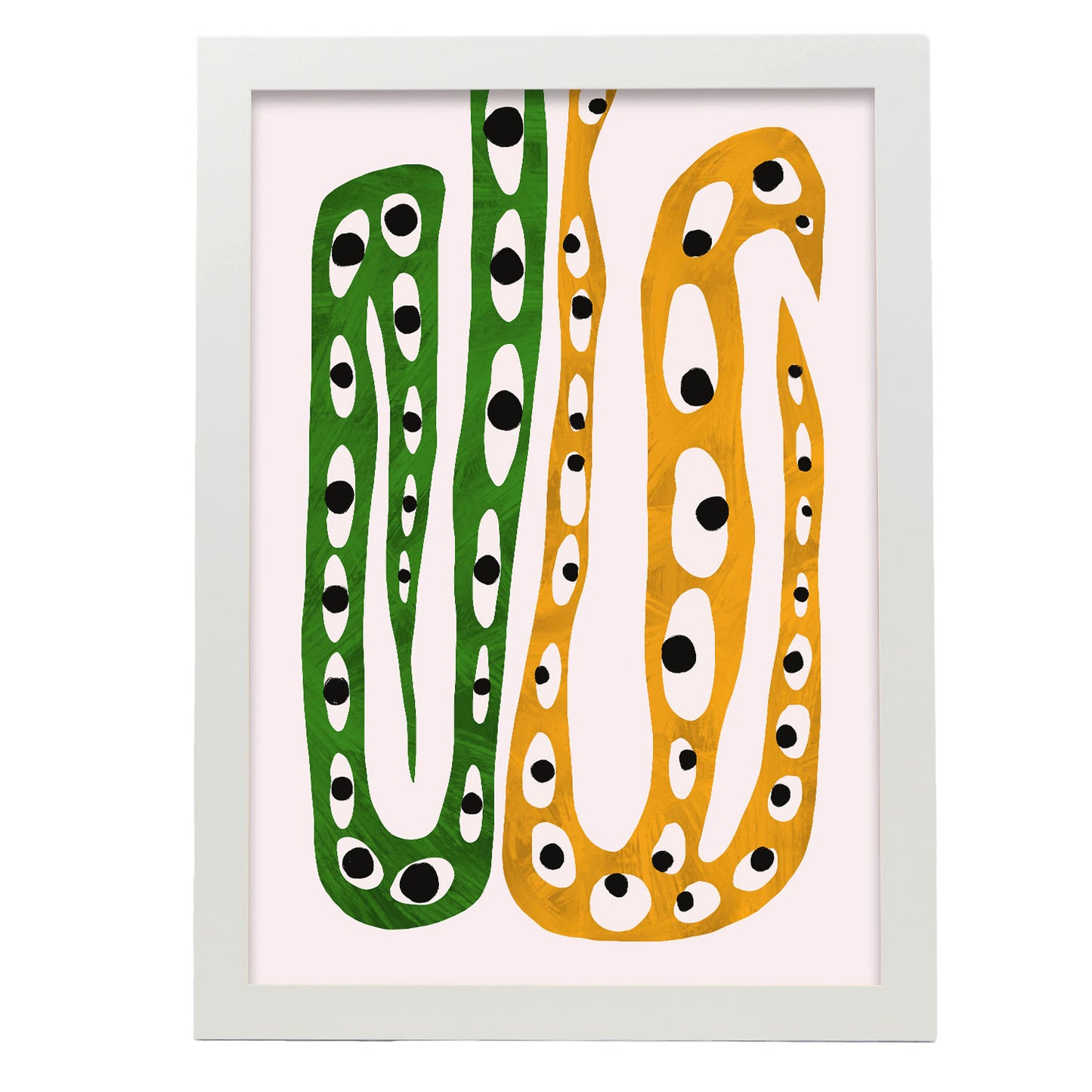 Lamina Nacnic Diseño de Serpiente de Busto en Abstracto
