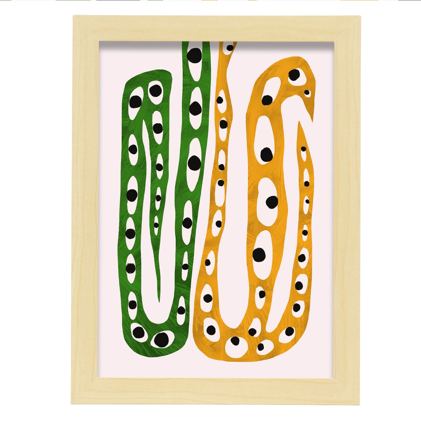 Lamina Nacnic Diseño de Serpiente de Busto en Abstracto