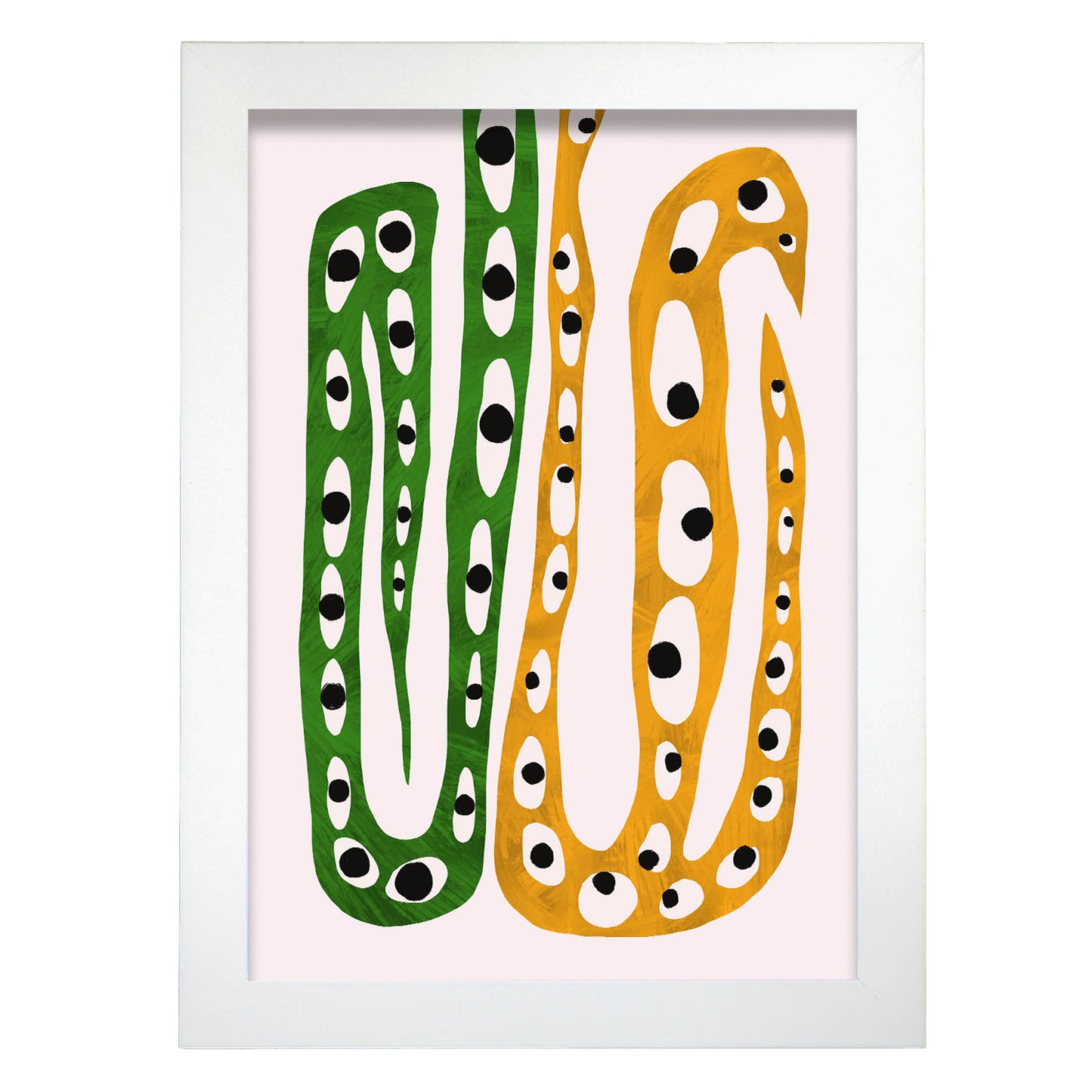 Lamina Nacnic Diseño de Serpiente de Busto en Abstracto