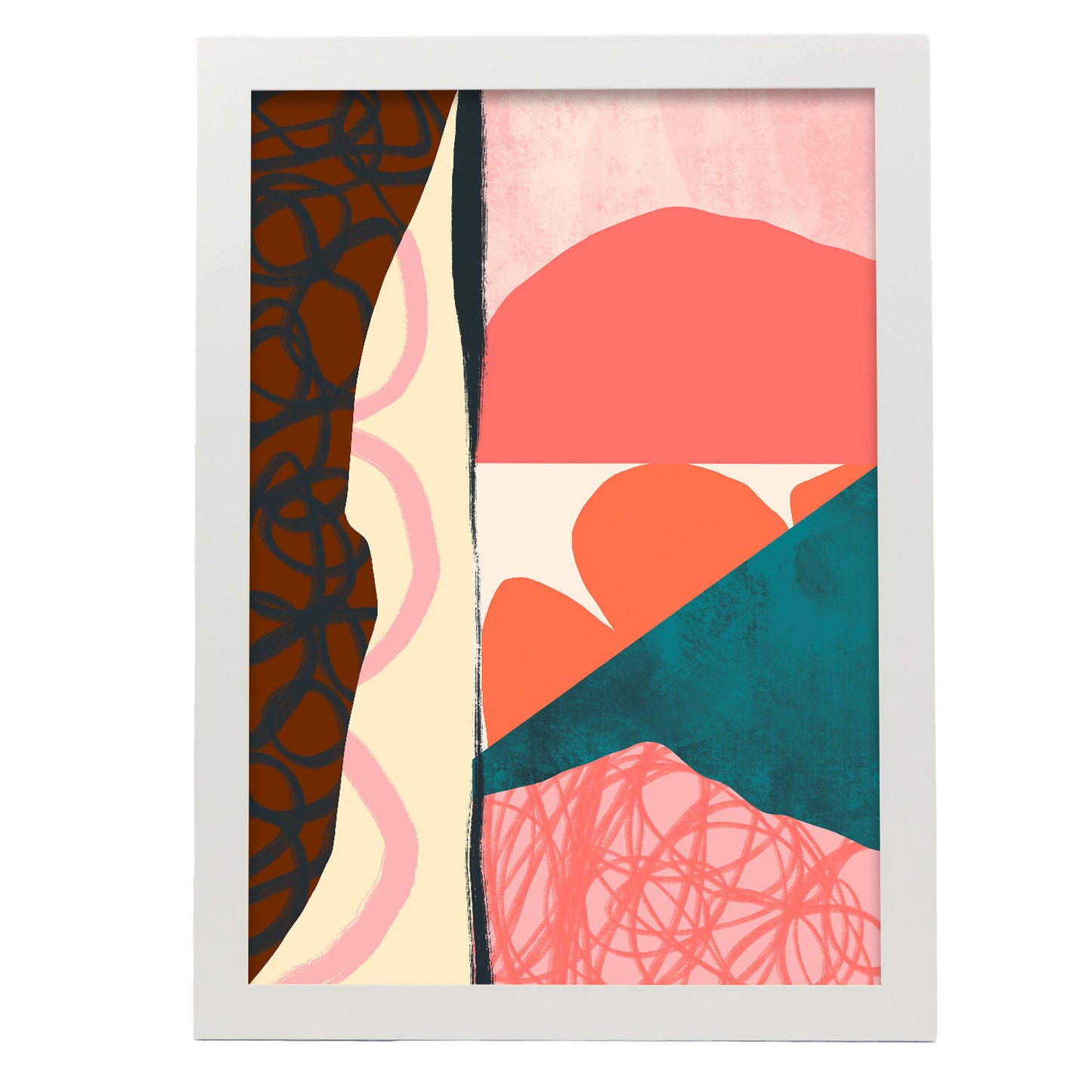 Nacnic Lámina Abstracta de Combinación de Colores