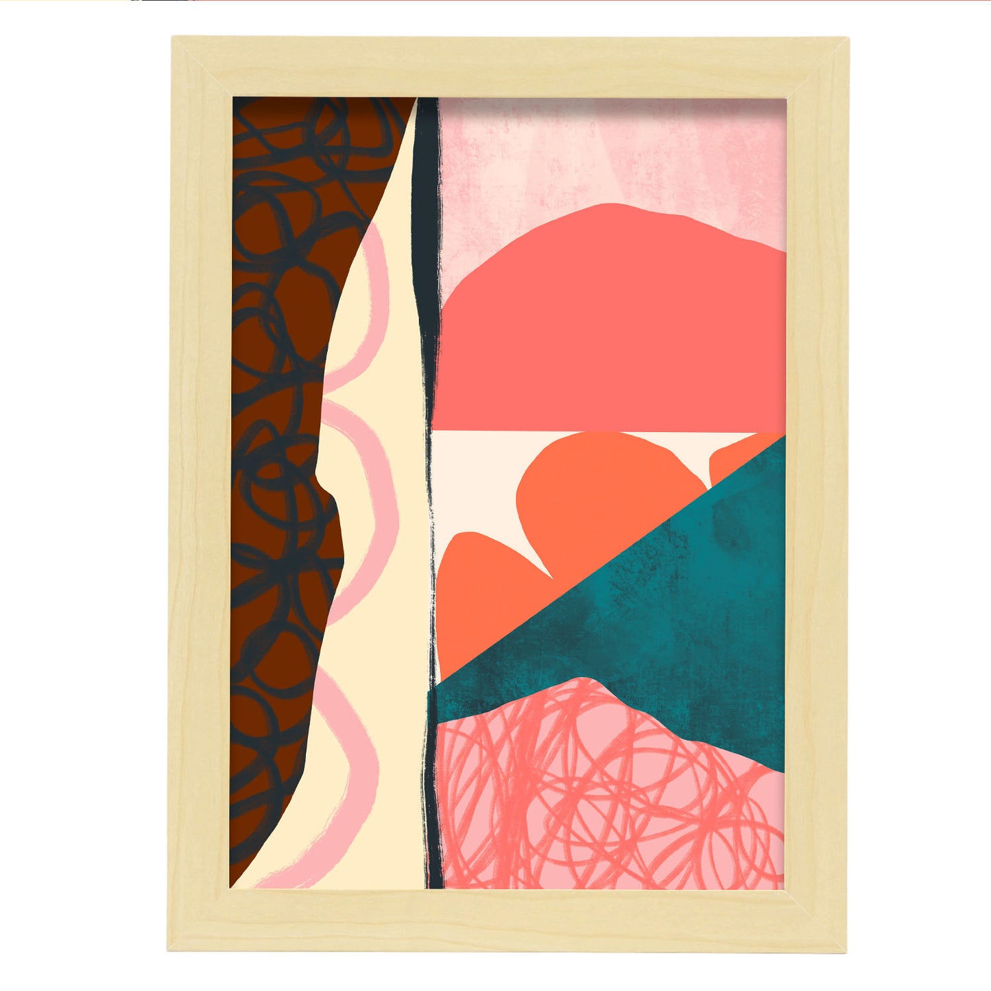 Nacnic Lámina Abstracta de Combinación de Colores
