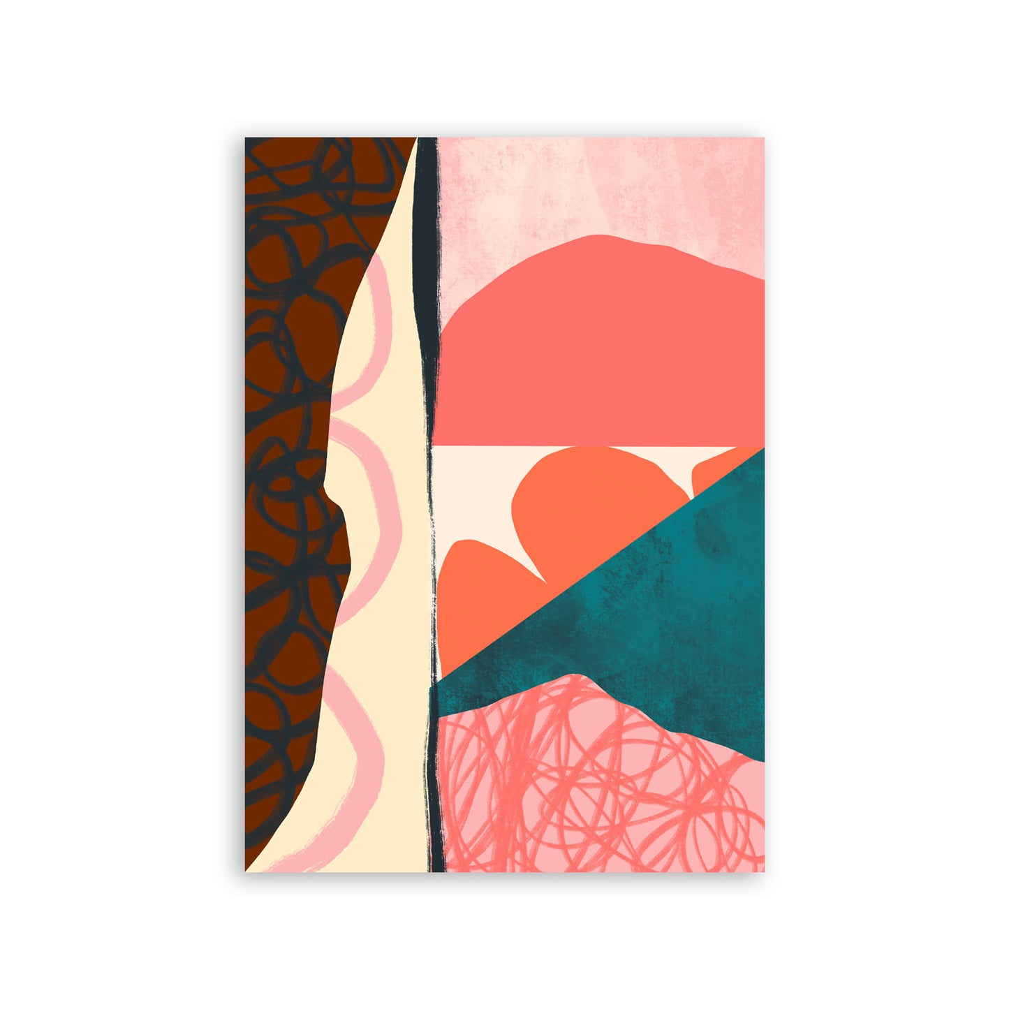 Nacnic Lámina Abstracta de Combinación de Colores