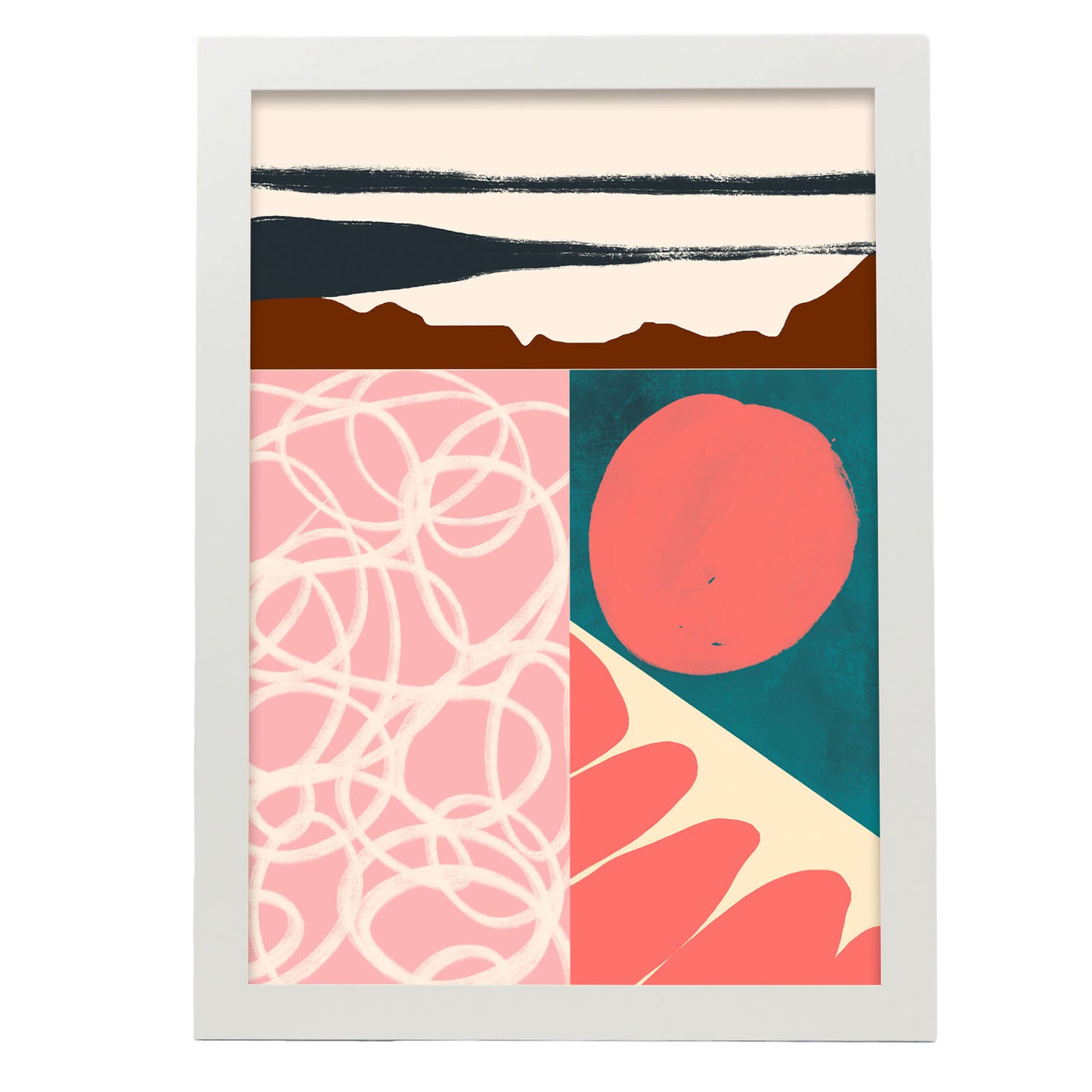 Nacnic Lámina Abstracta Combinación de Colores Scads
