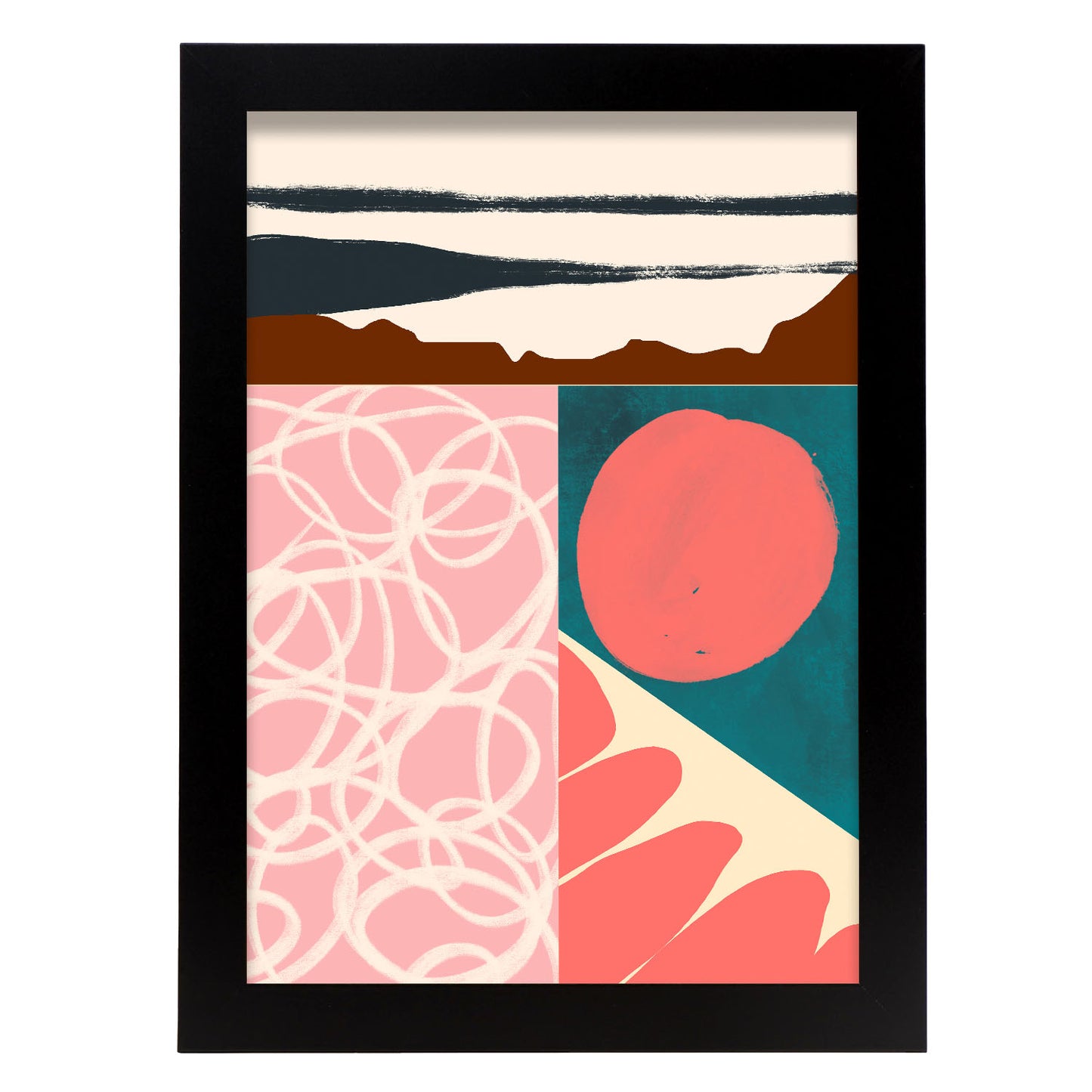 Nacnic Lámina Abstracta Combinación de Colores Scads