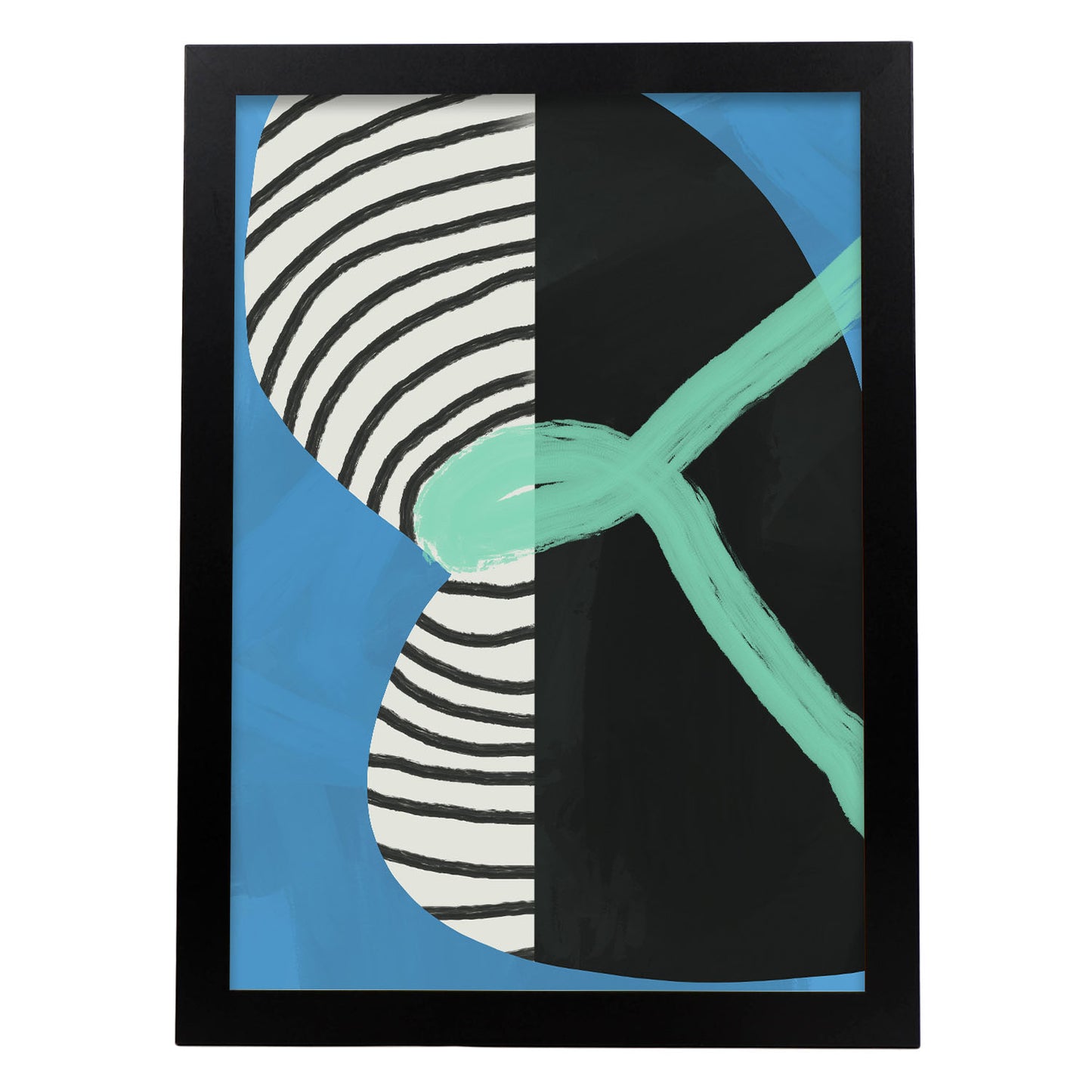 Nacnic Lámina de Arte Abstracto con Parches
