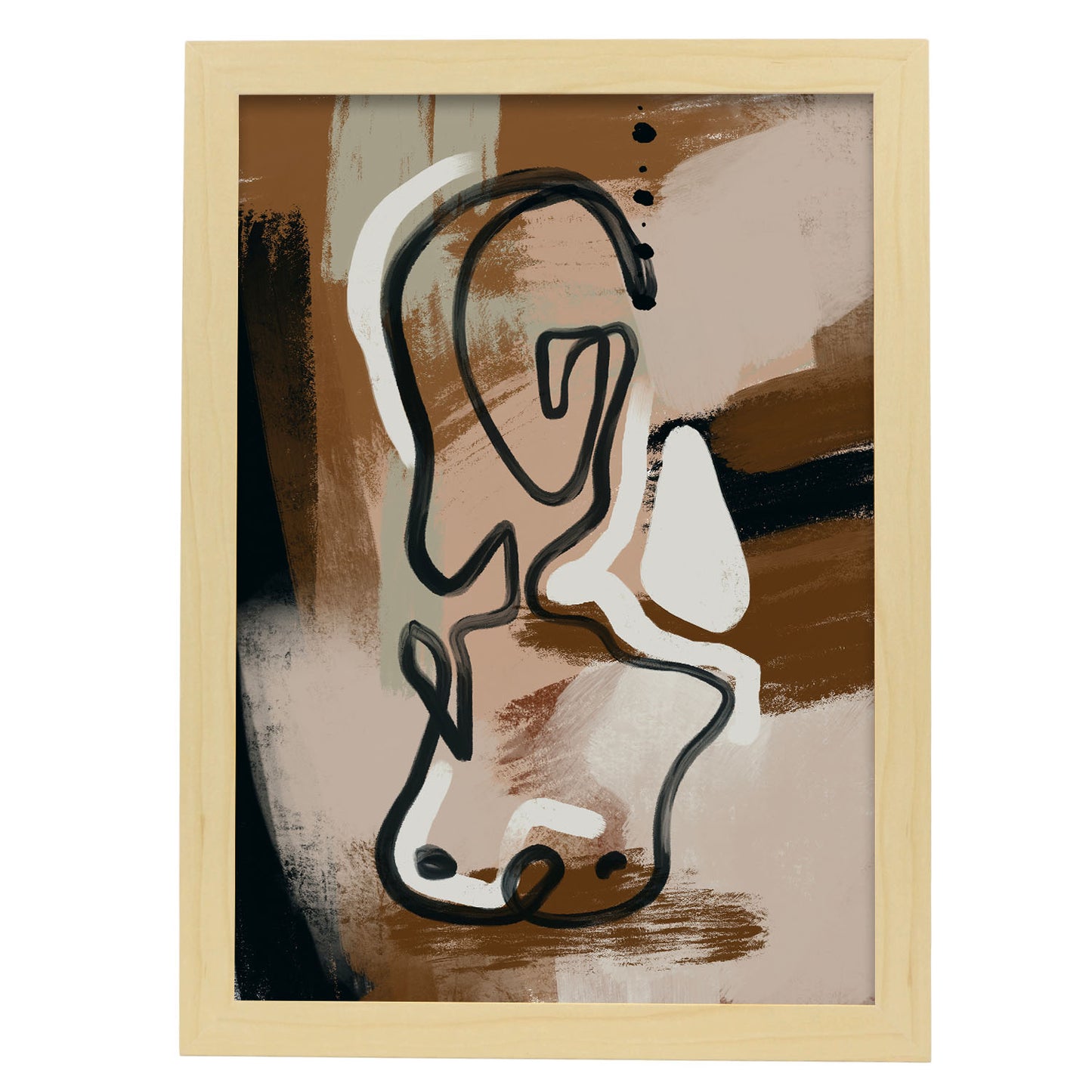 Lamina Nacnic Físico Abstracto Mujer Surtida