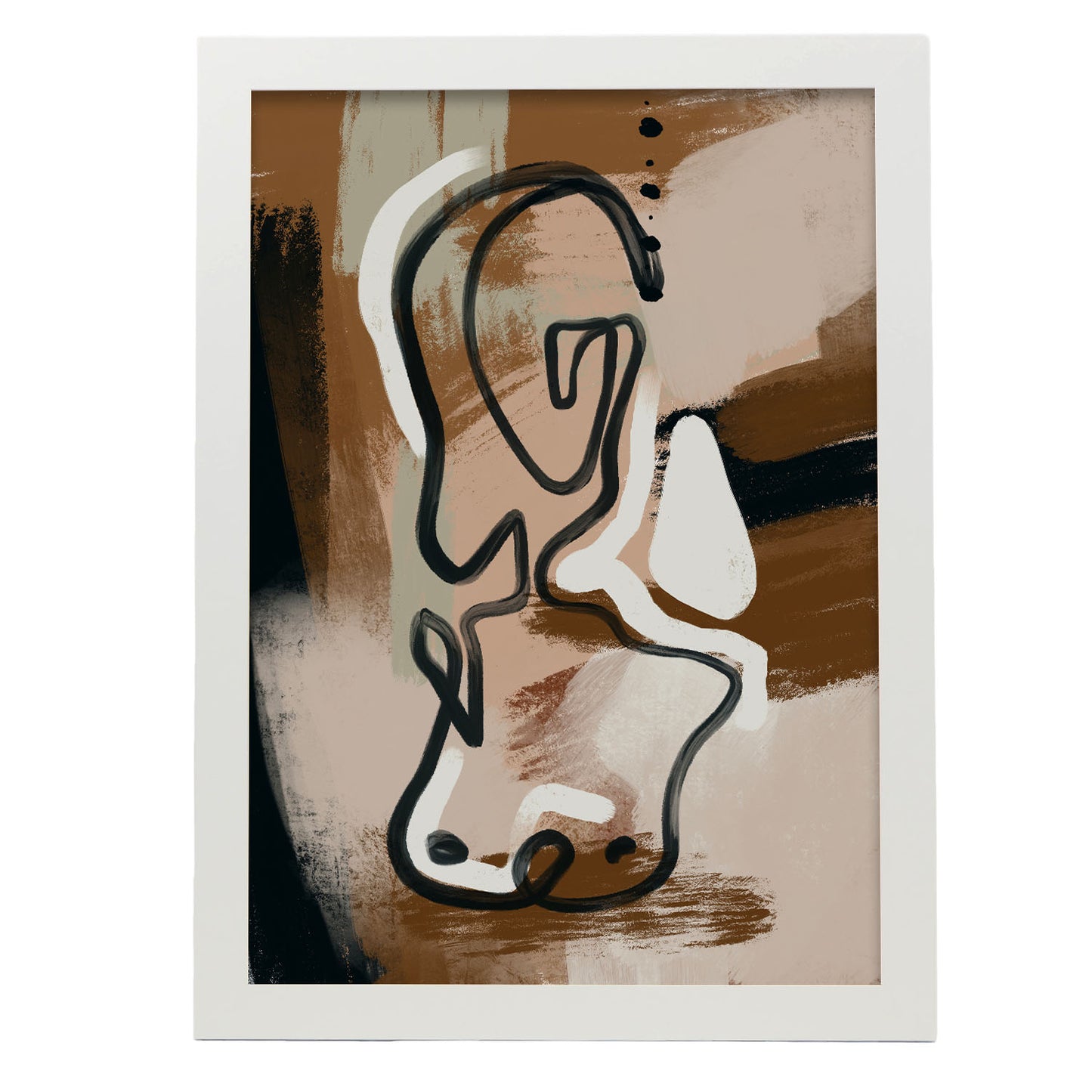 Lamina Nacnic Físico Abstracto Mujer Surtida