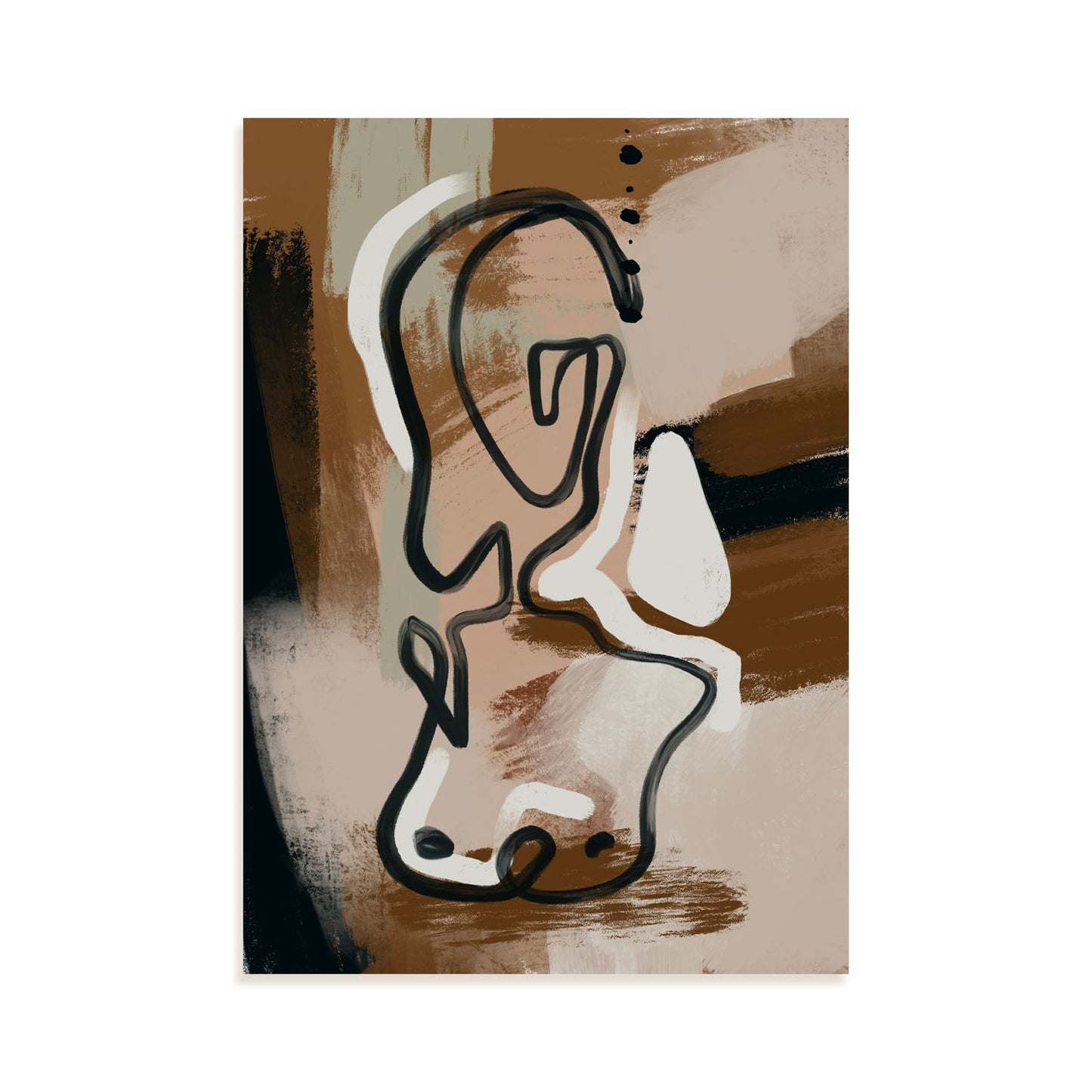 Lamina Nacnic Físico Abstracto Mujer Surtida