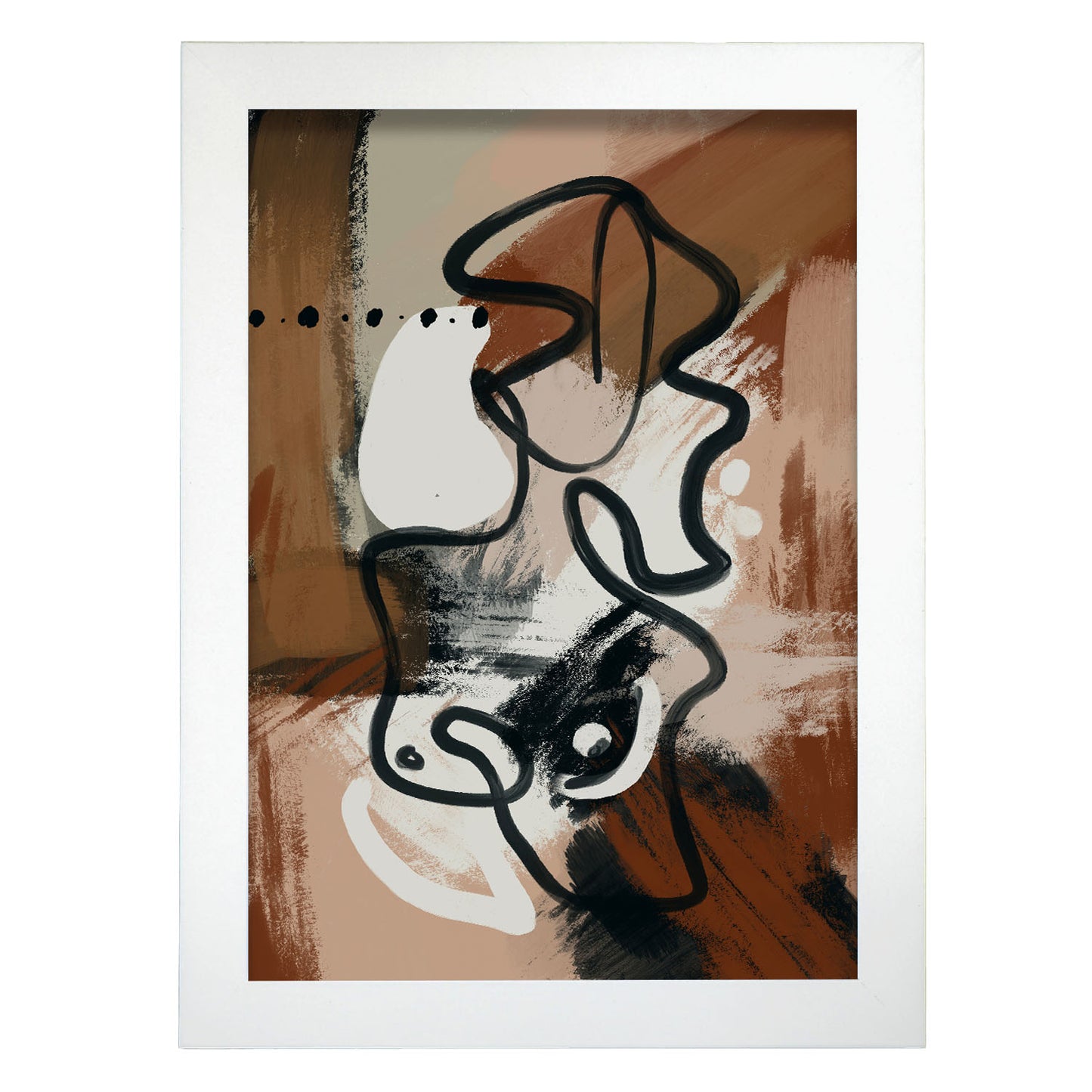 Lamina Nacnic Diseño Abstracto de Bod en Mujer Surtida