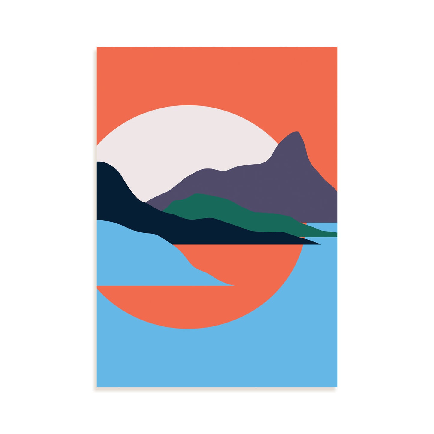 Lámina Nacnic Naturaleza Inspiradora en Paisaje Surtido