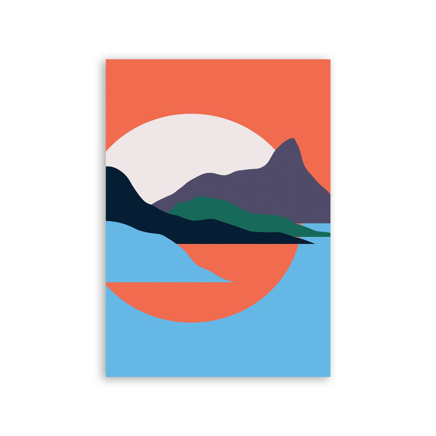 Lámina Nacnic Naturaleza Inspiradora en Paisaje Surtido