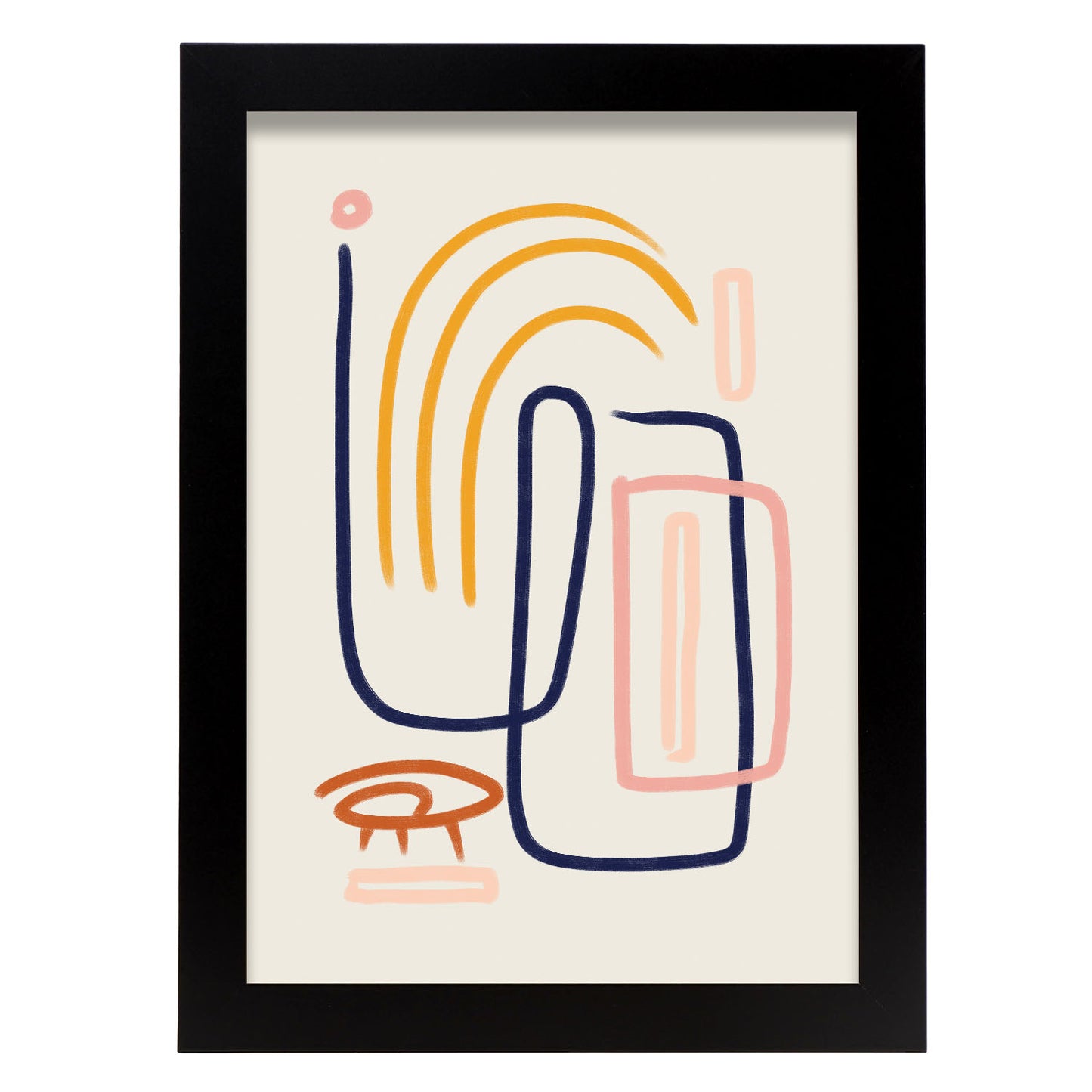 Lamina Abstracta Alegre de Arte Nacnic
