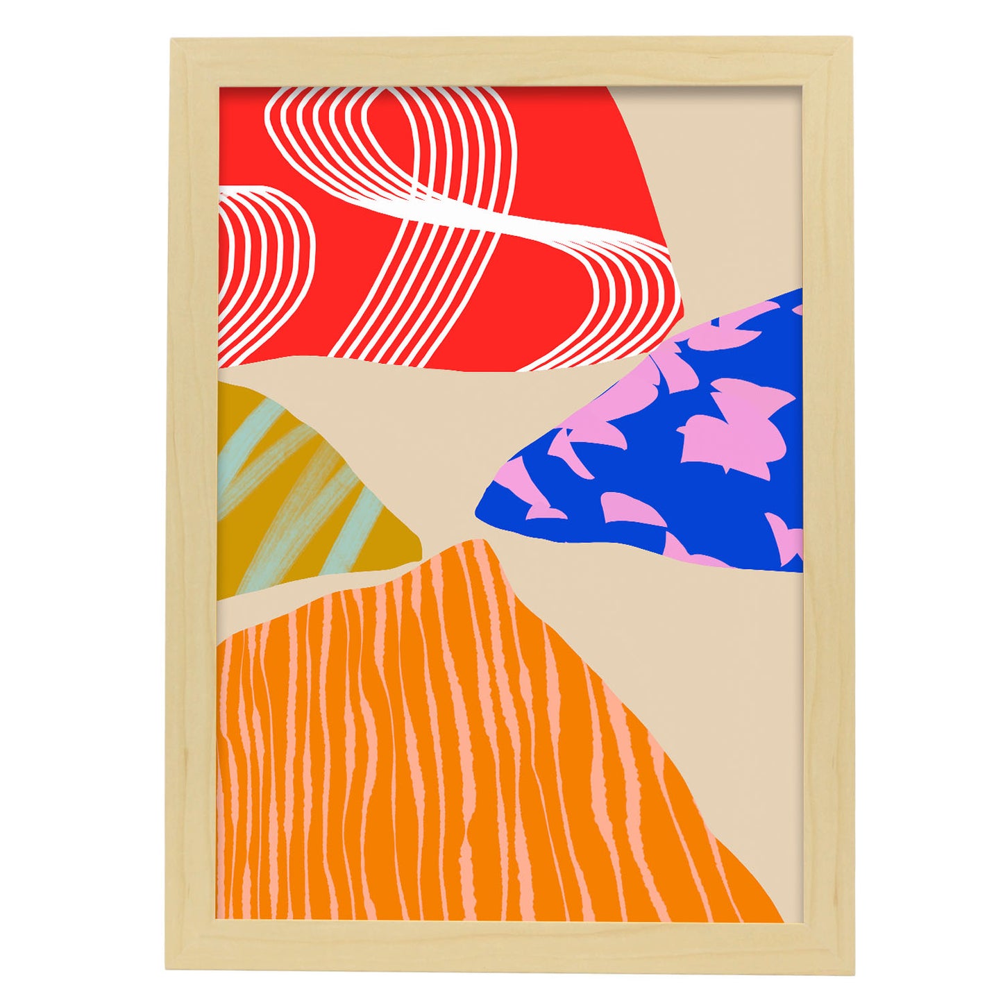 Lámina Abstracta de Colores Nacnic