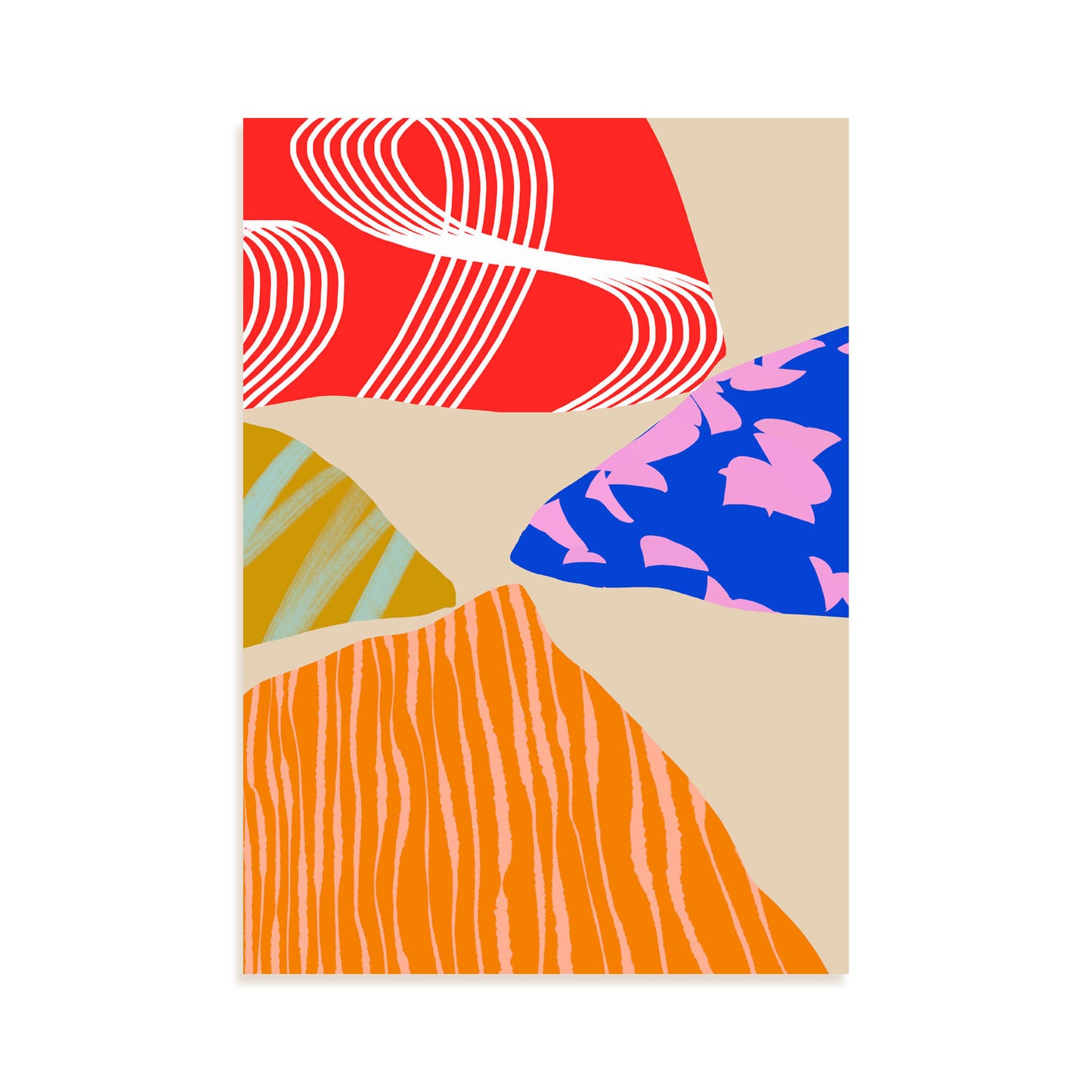 Lámina Abstracta de Colores Nacnic