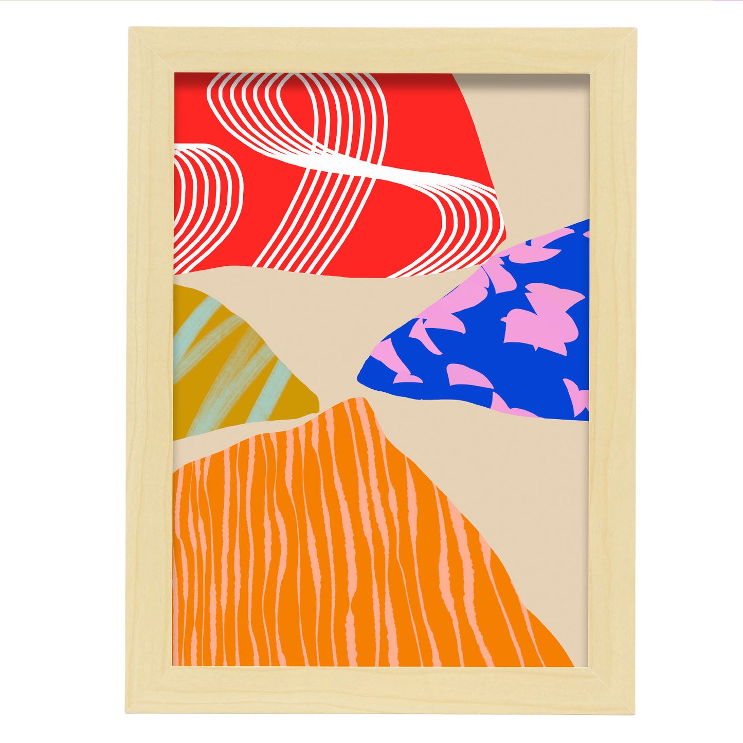 Lámina Abstracta de Colores Nacnic