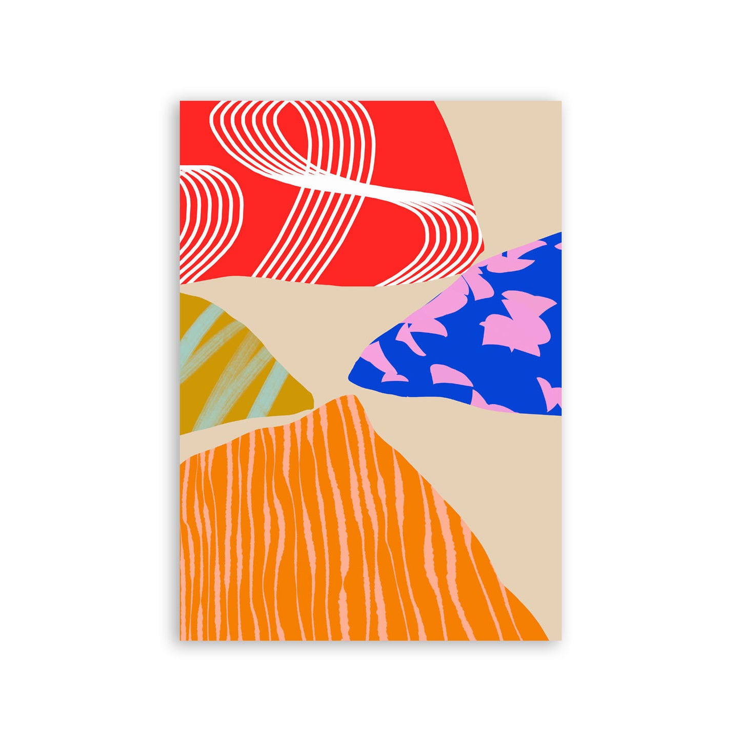 Lámina Abstracta de Colores Nacnic