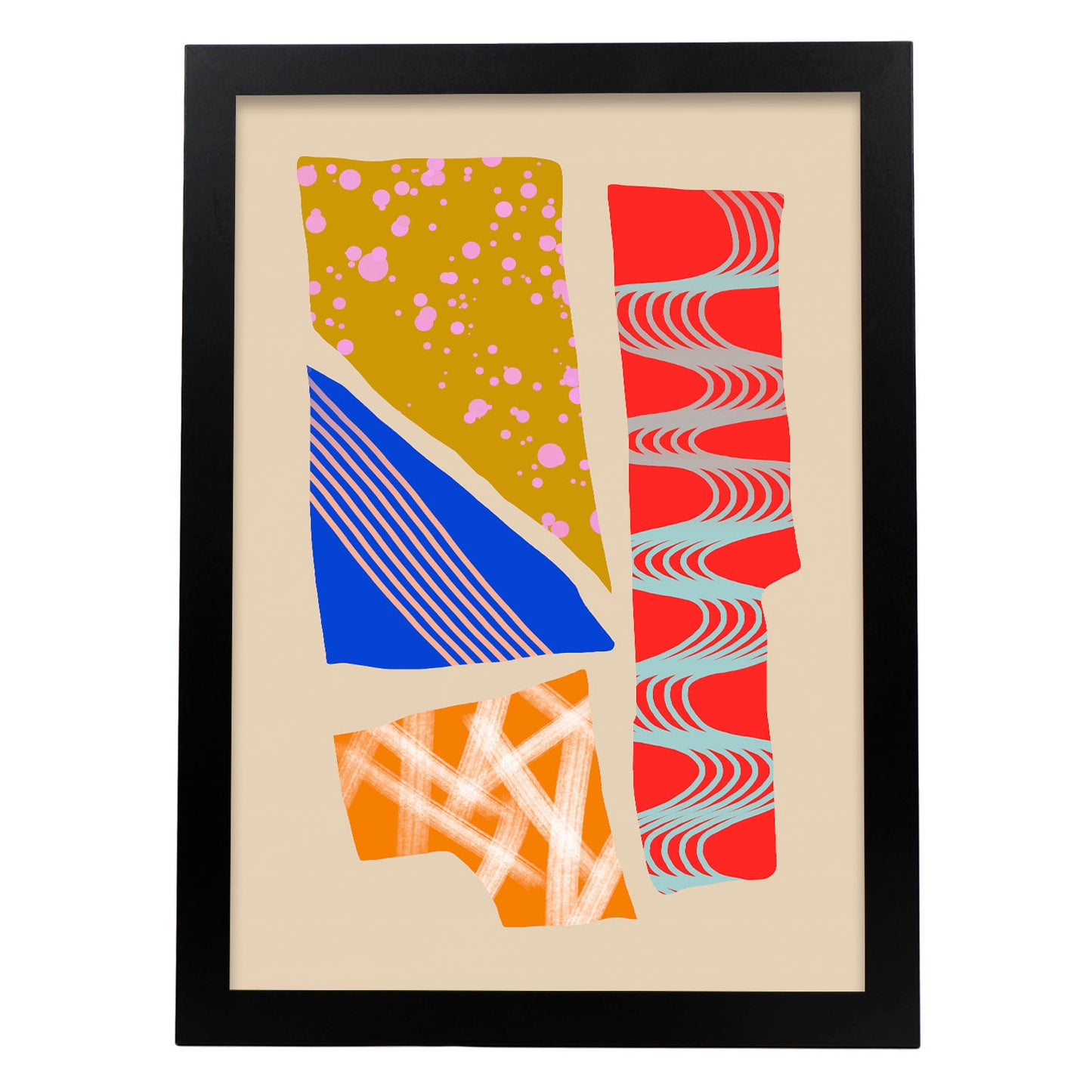 Lamina Nacnic Tonos de Color Optimistas en Abstracto Surtido