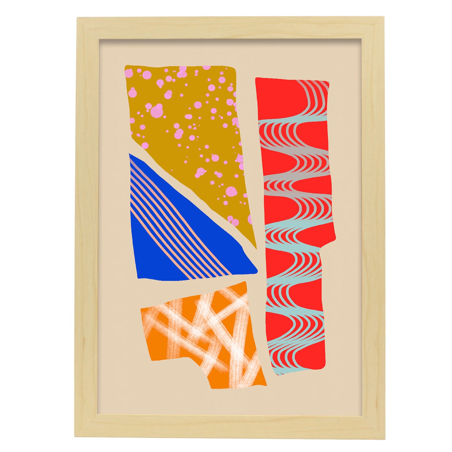 Lamina Nacnic Tonos de Color Optimistas en Abstracto Surtido