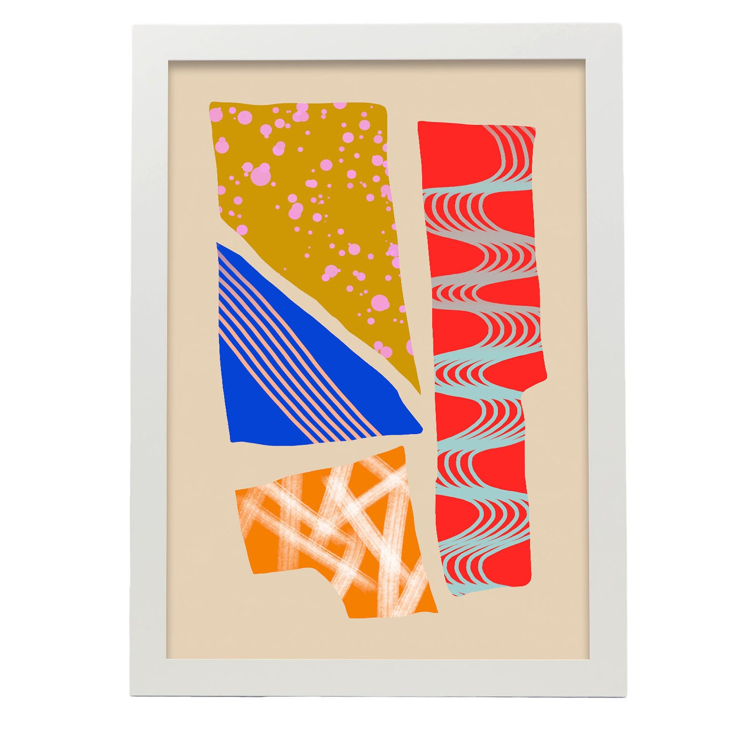 Lamina Nacnic Tonos de Color Optimistas en Abstracto Surtido