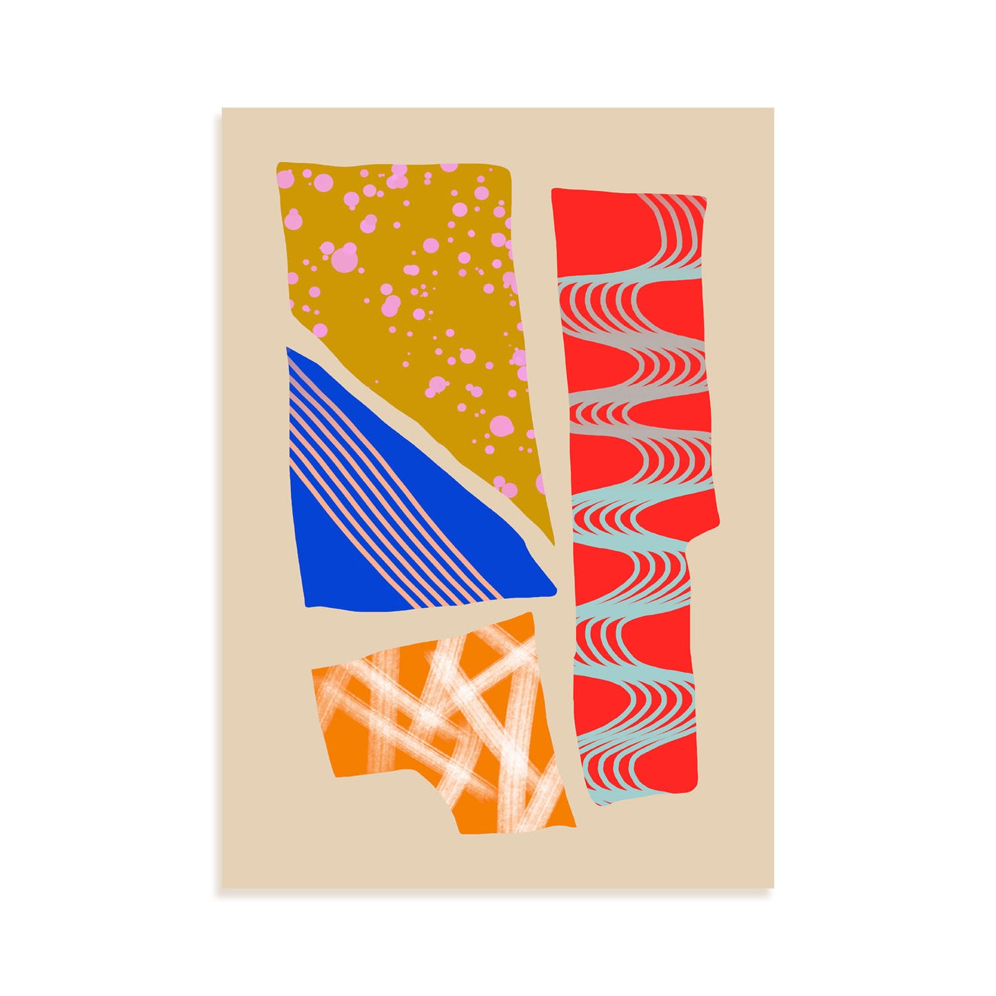 Lamina Nacnic Tonos de Color Optimistas en Abstracto Surtido