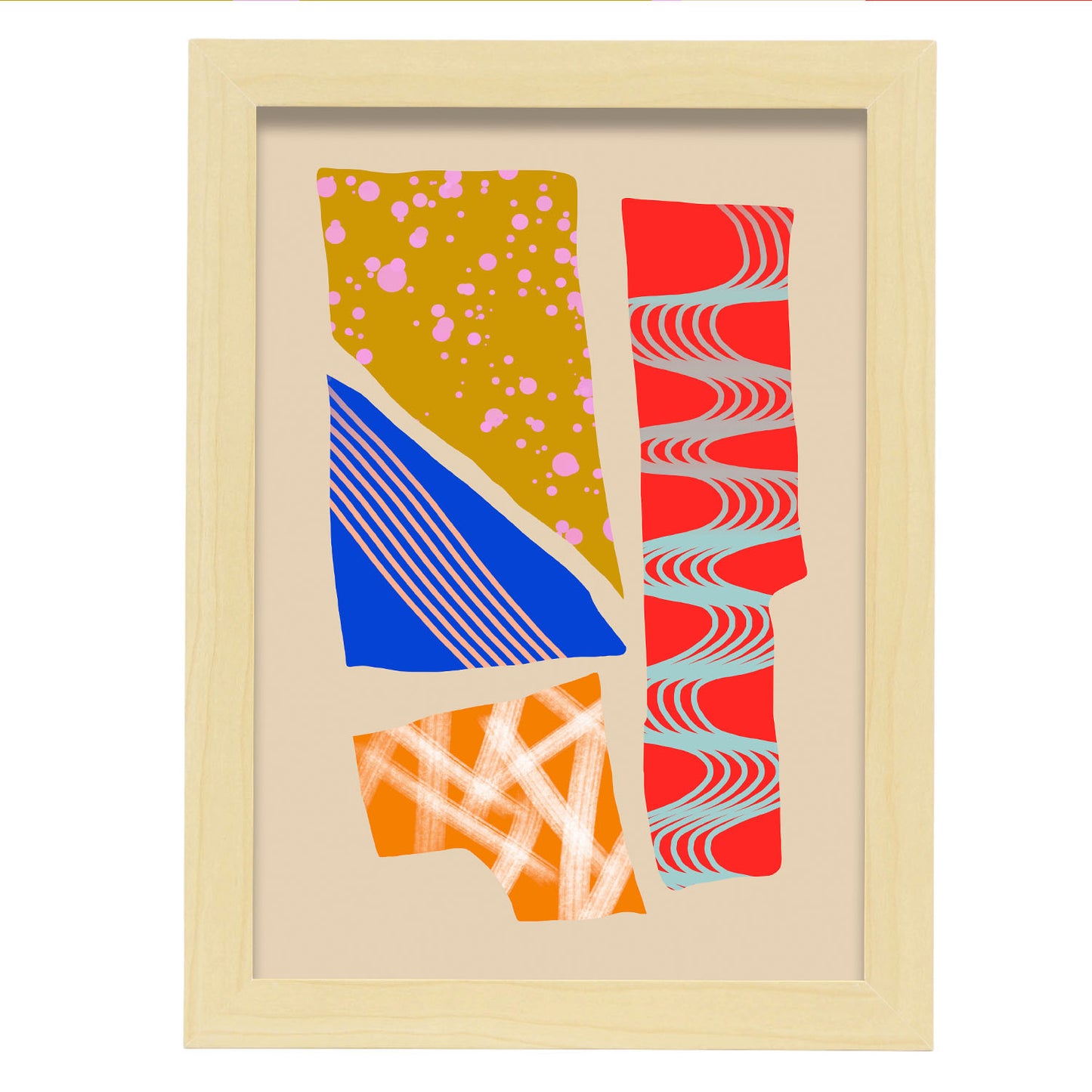 Lamina Nacnic Tonos de Color Optimistas en Abstracto Surtido