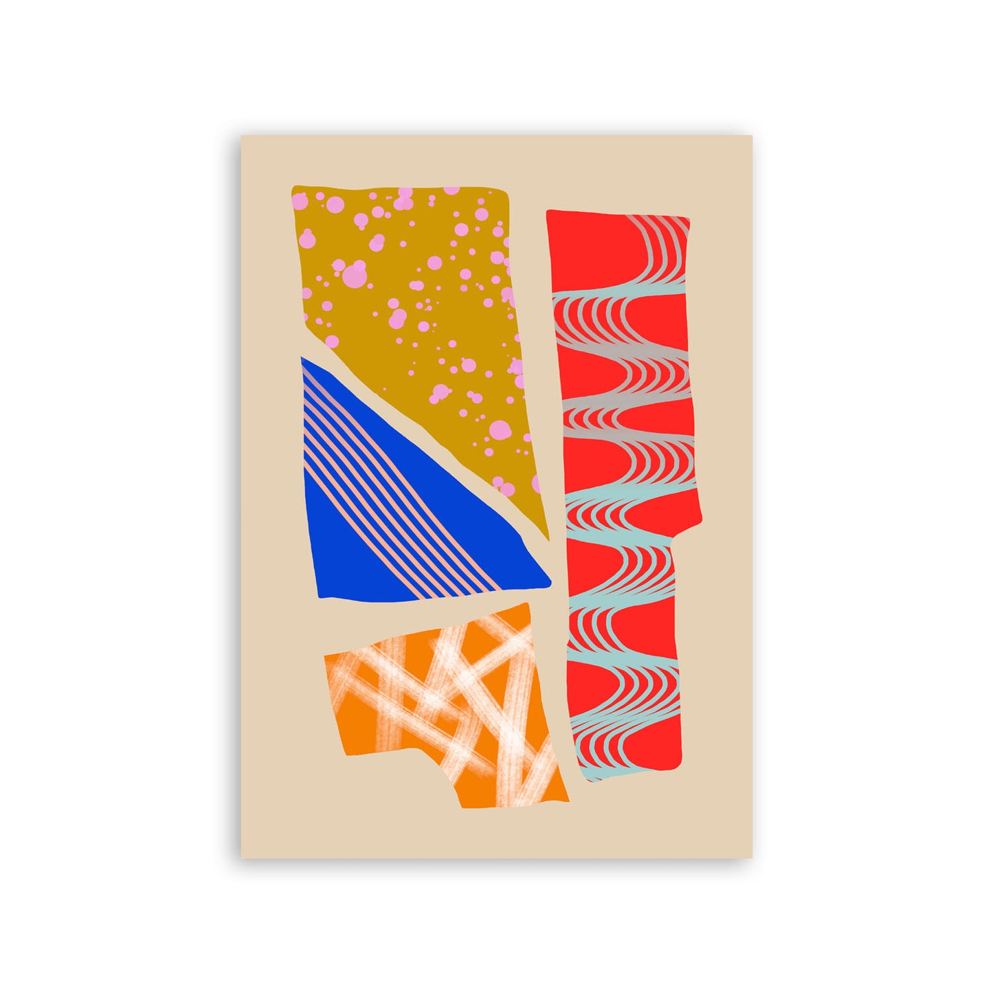 Lamina Nacnic Tonos de Color Optimistas en Abstracto Surtido