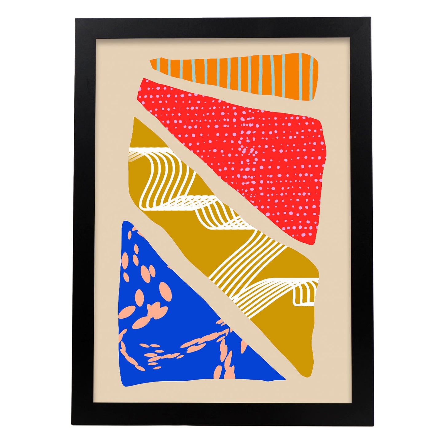 Lámina Abstracta de Arte Fazadas Nacnic