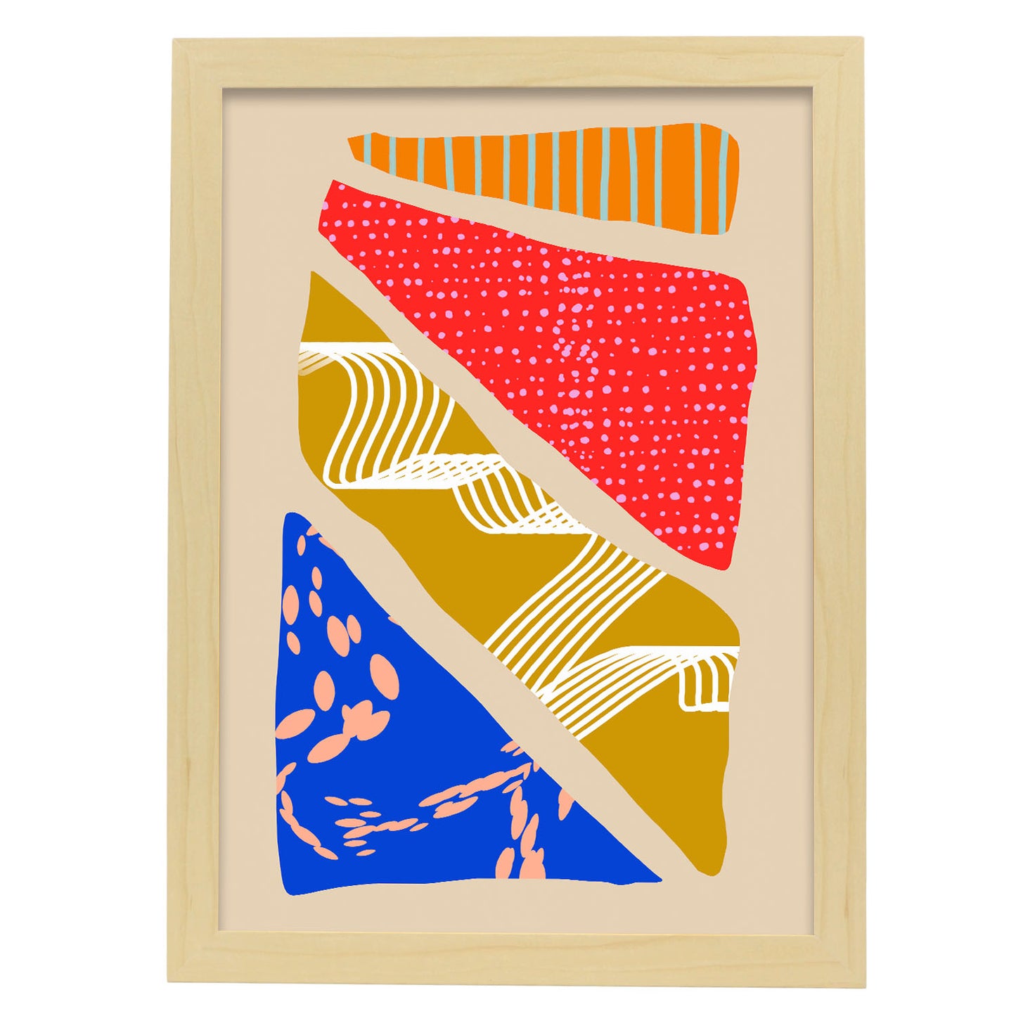 Lámina Abstracta de Arte Fazadas Nacnic