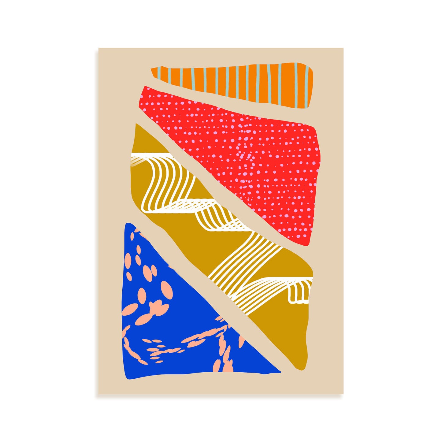 Lámina Abstracta de Arte Fazadas Nacnic