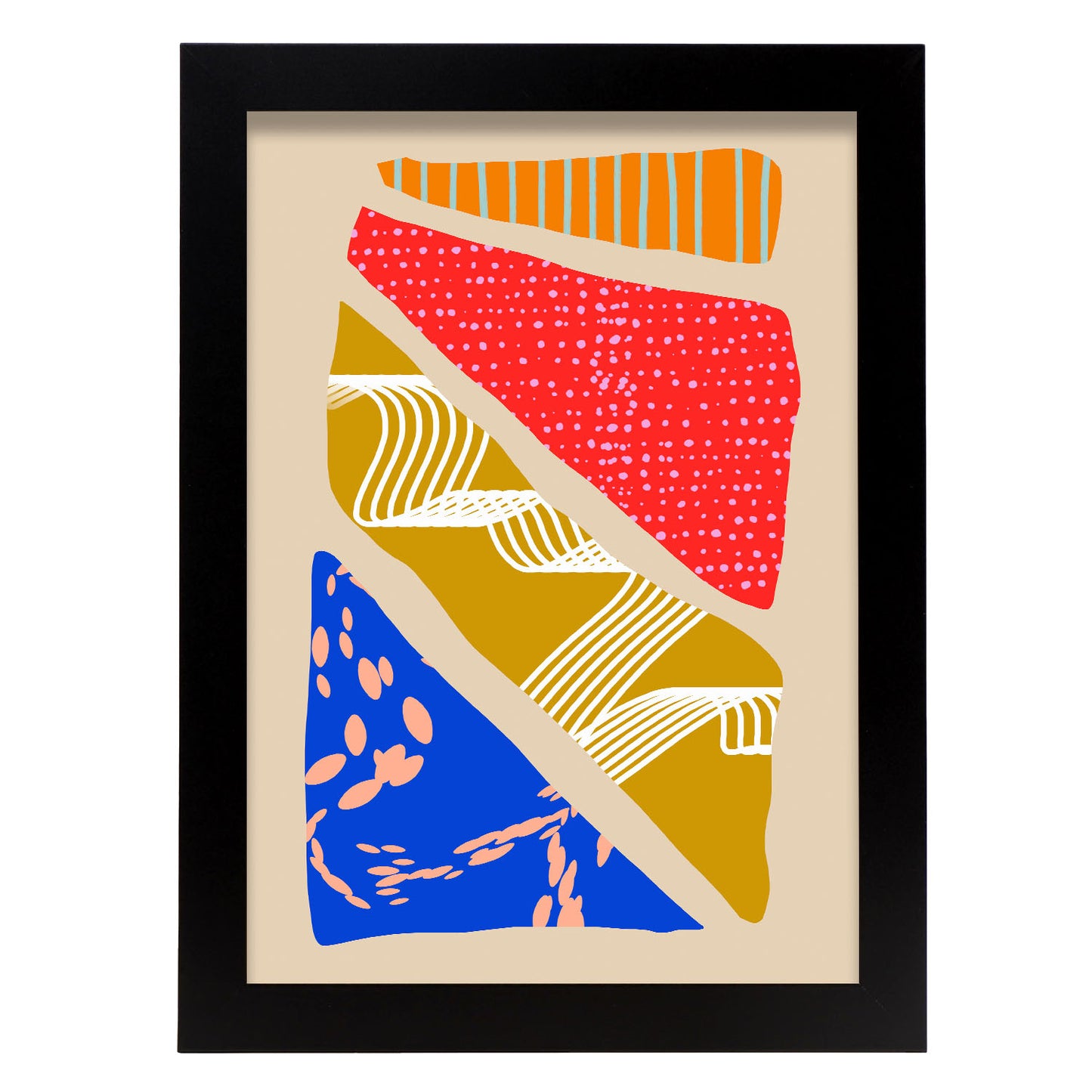 Lámina Abstracta de Arte Fazadas Nacnic