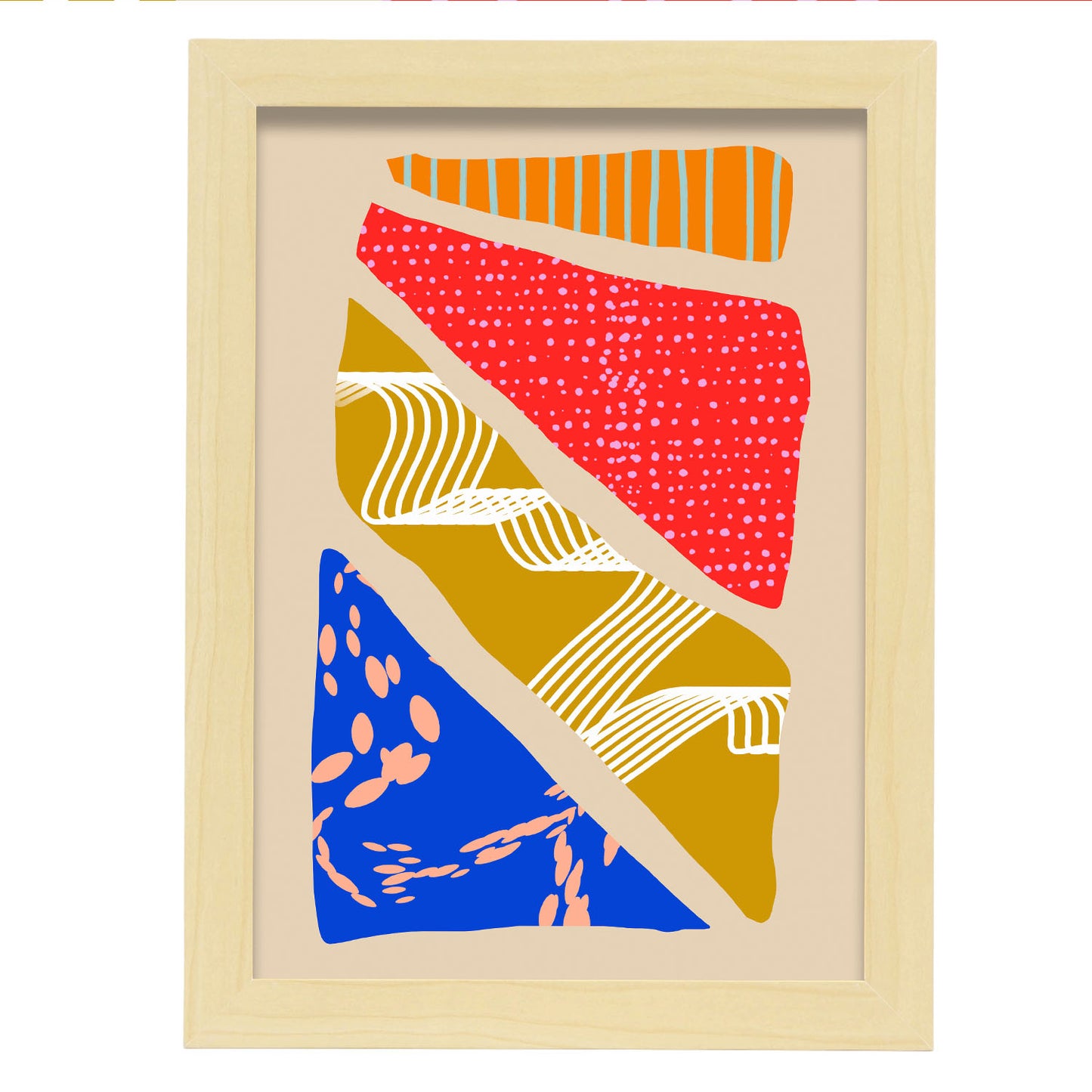 Lámina Abstracta de Arte Fazadas Nacnic