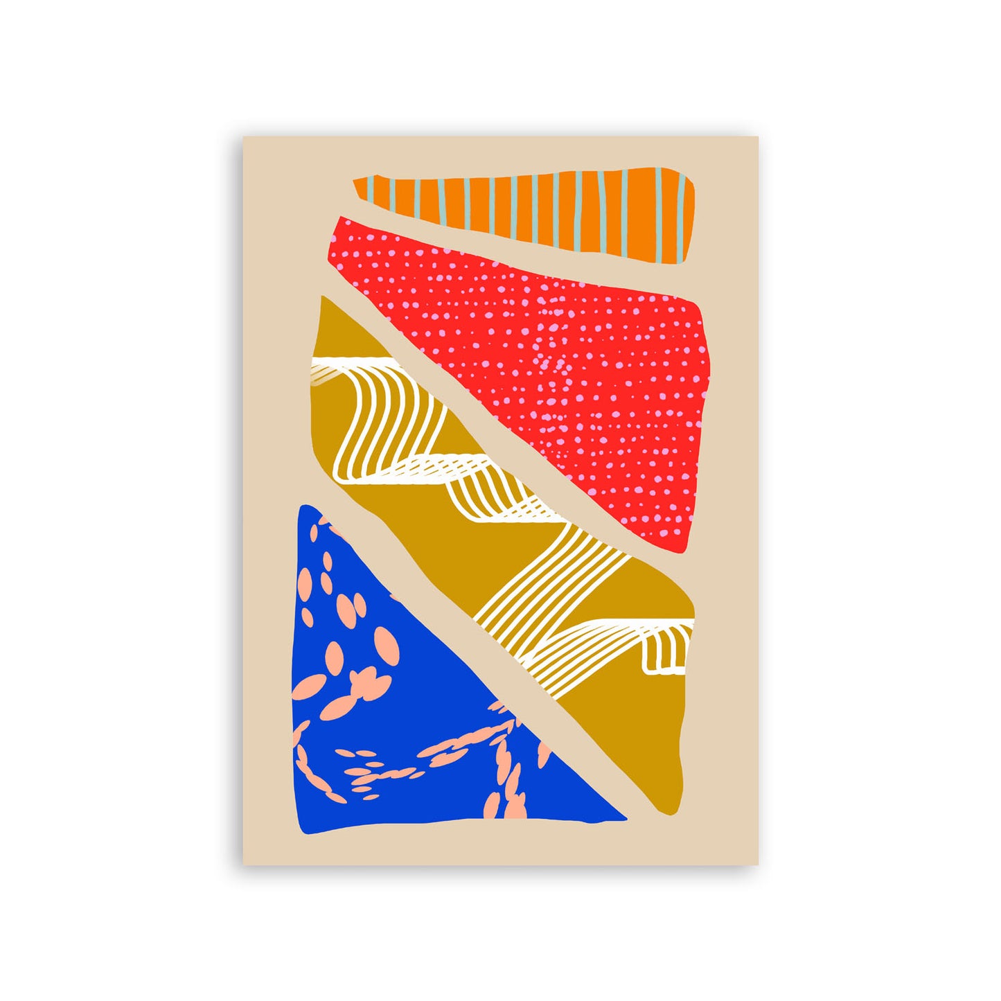 Lámina Abstracta de Arte Fazadas Nacnic