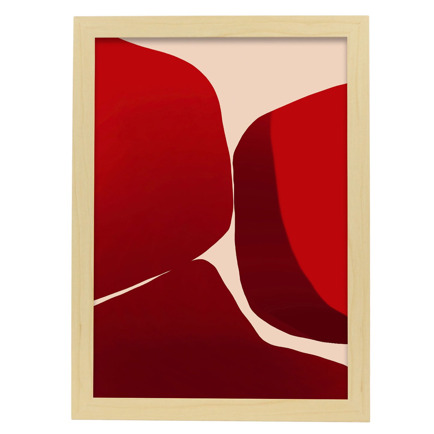 Lámina Abstracta Piedra Roja Nacnic