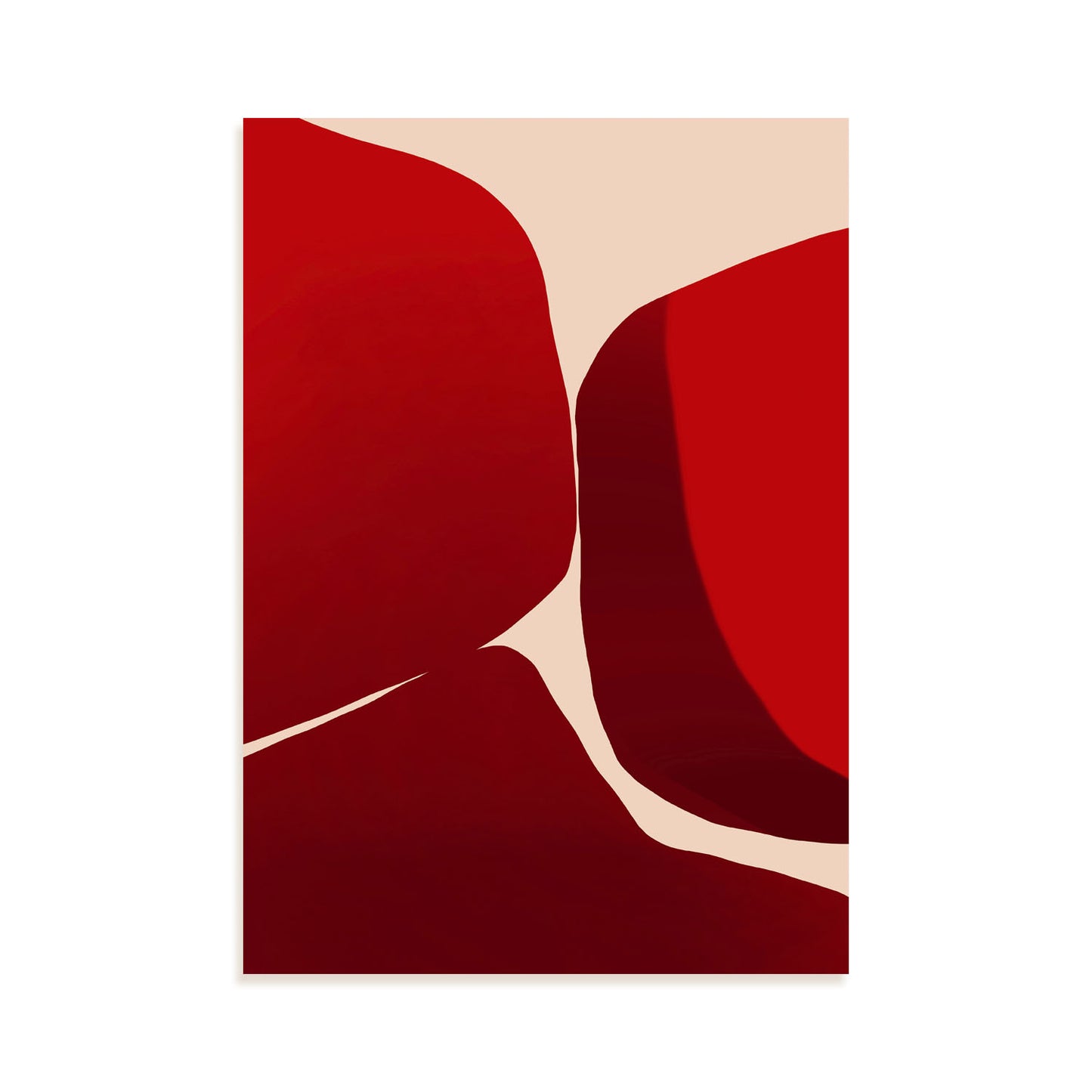 Lámina Abstracta Piedra Roja Nacnic