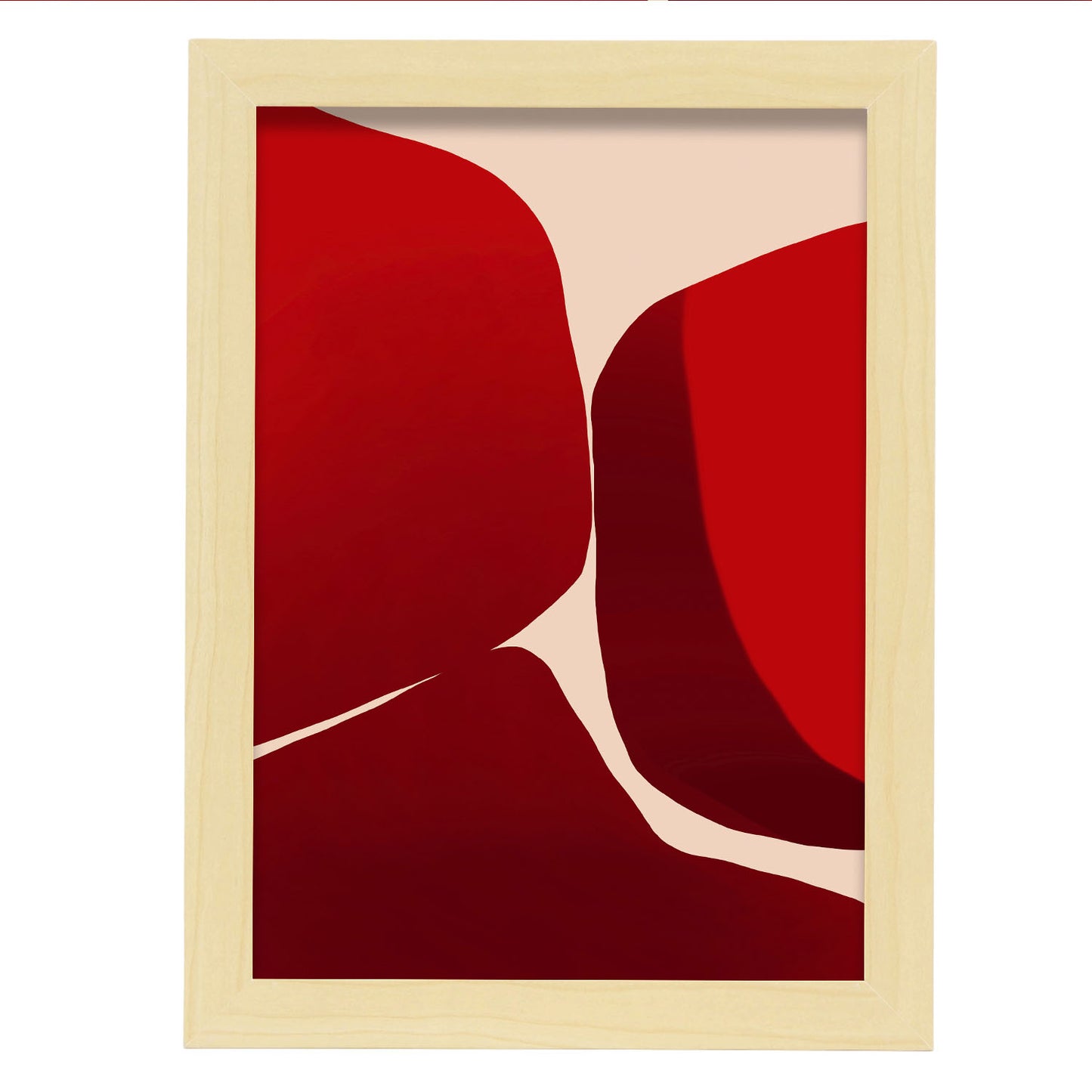 Lámina Abstracta Piedra Roja Nacnic