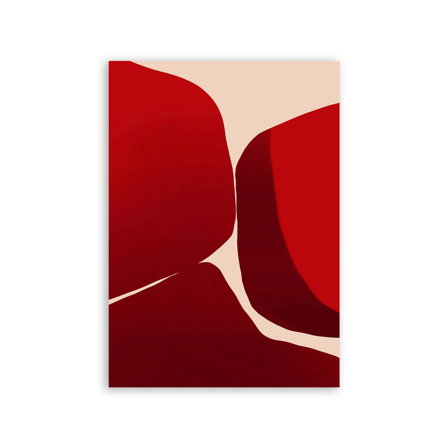 Lámina Abstracta Piedra Roja Nacnic