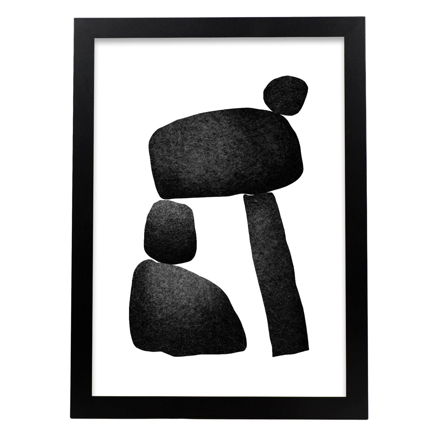 Nacnic Lámina Abstracta de Pila de Piedra