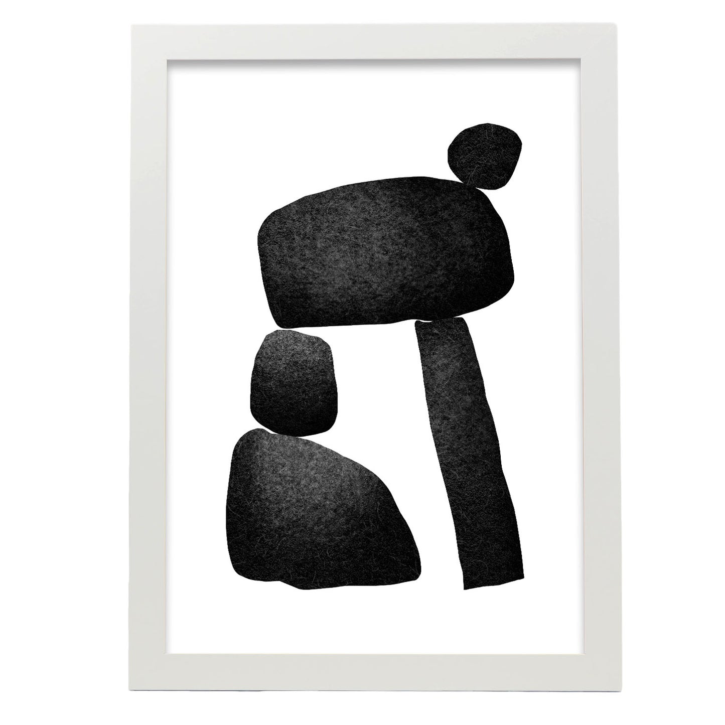 Nacnic Lámina Abstracta de Pila de Piedra